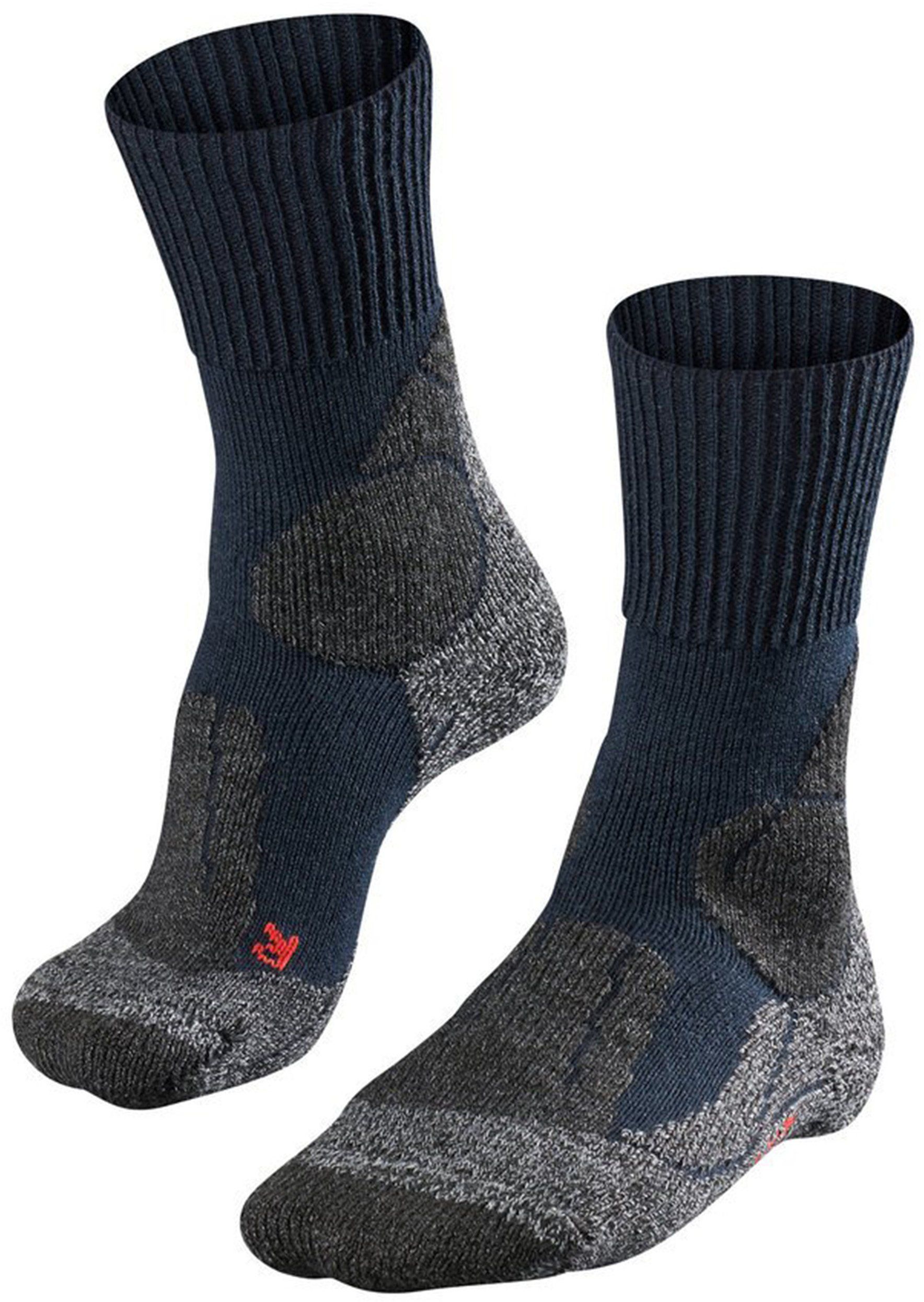 Falke TK1 Trekking Socks 6120 Dark Blue Dark Grey Blue Grey size 39-41