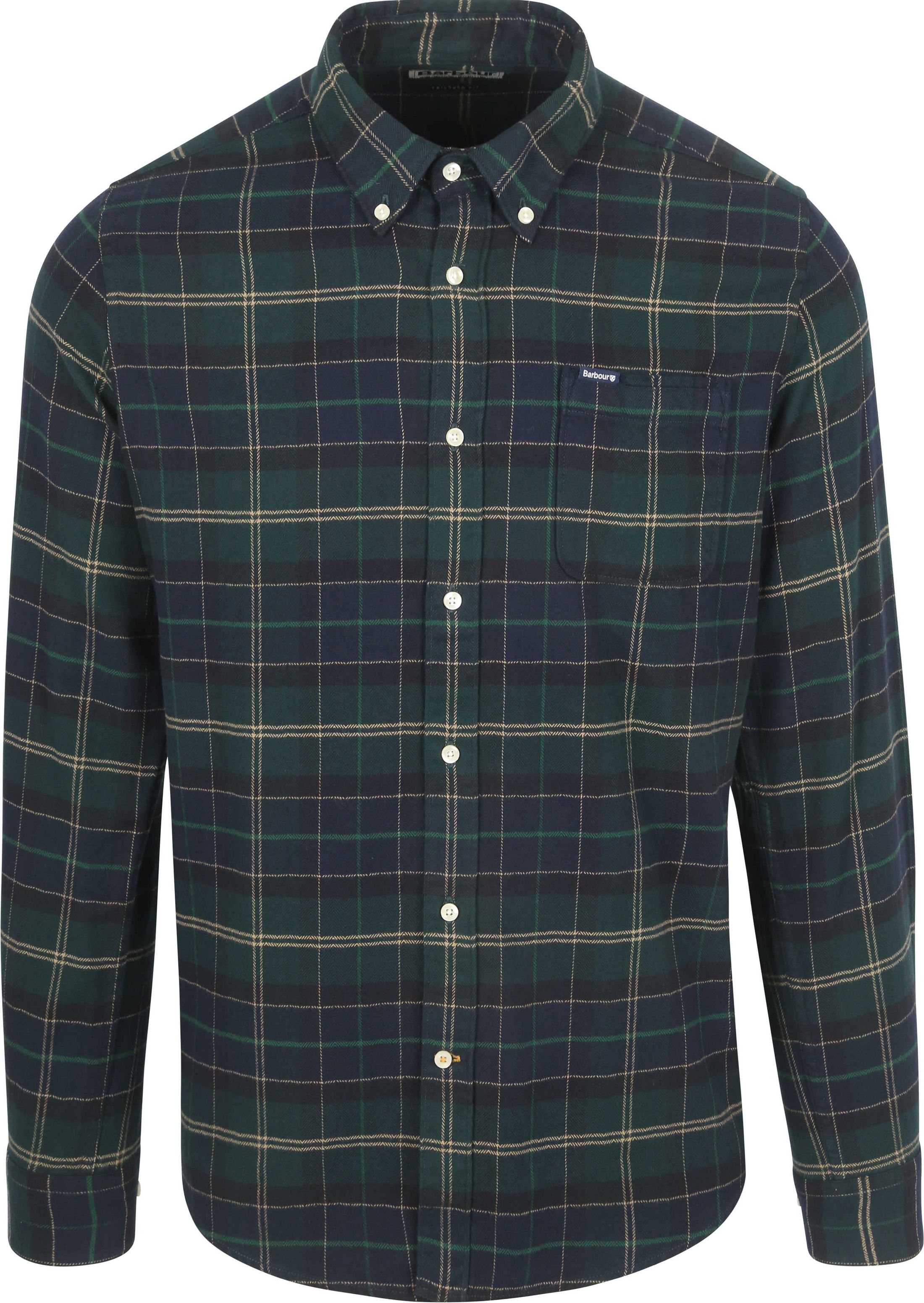 Barbour Kyeloch Shirt Checkered Dark Green MSH5014-TN23 order online | Suitable