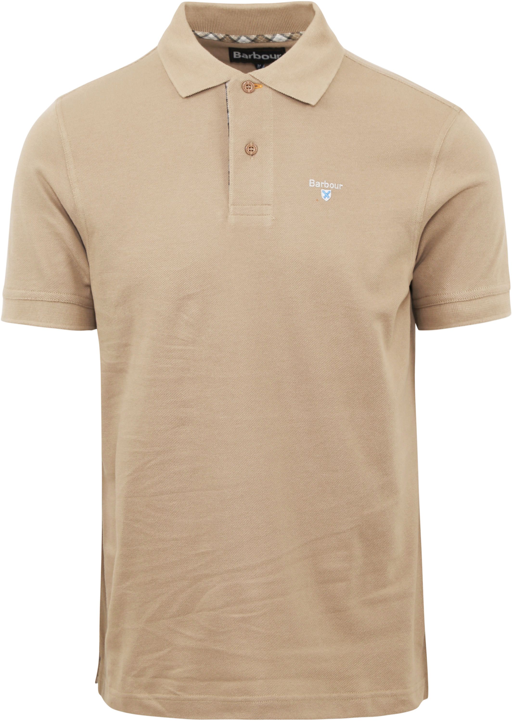 Barbour Tartan Pique Polo Shirt Beige MML0012-ST17 order online | Suitable