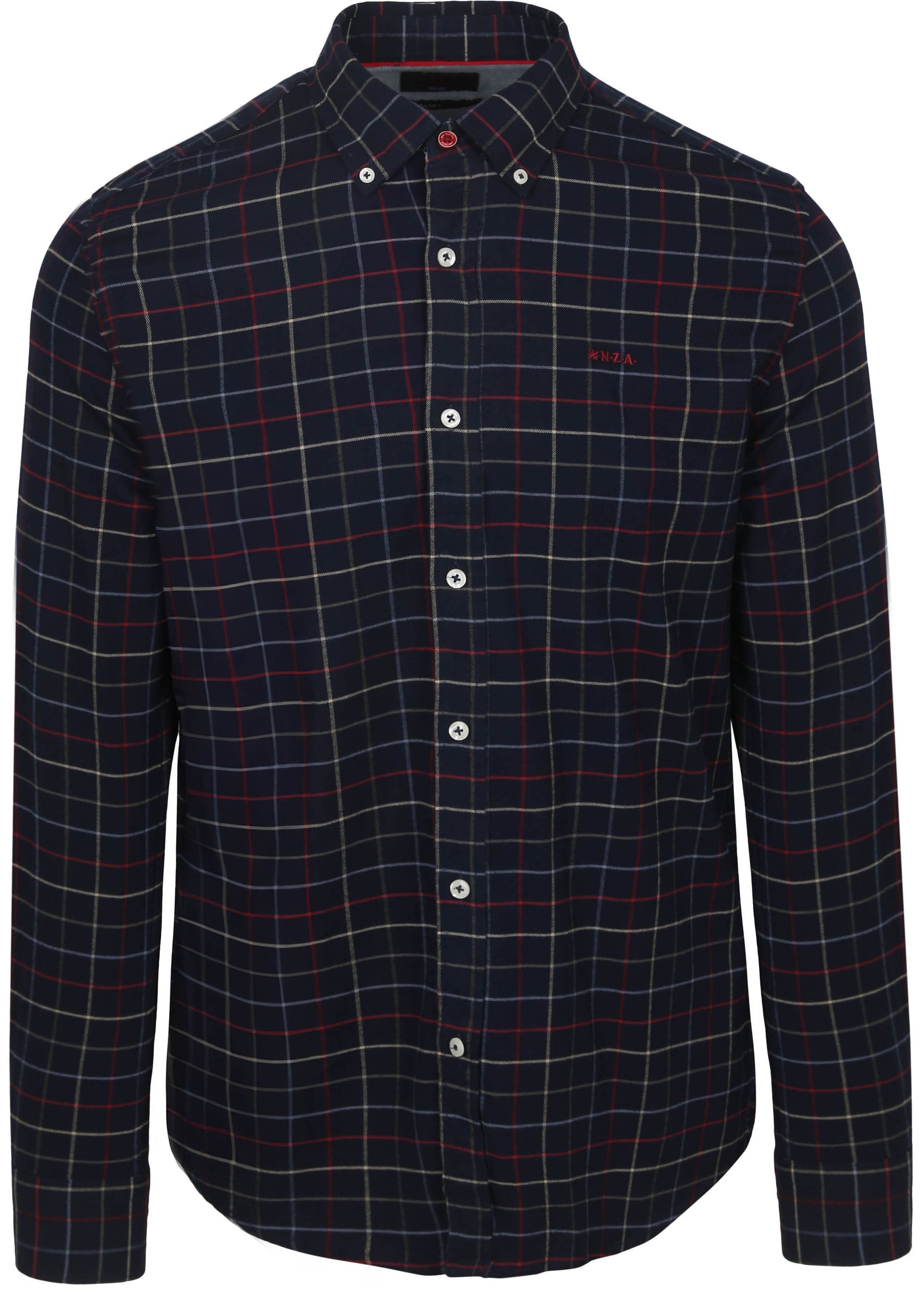 NZA Shirt Bruce Waihi Light Flannel Check Icon Navy order online | 25HN520-2601 | Suitable Liechtenstein