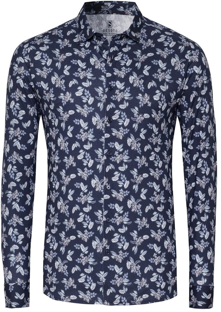 Desoto Shirt Print Denim Blooming Navy 78128-3-529 order online | Suitable