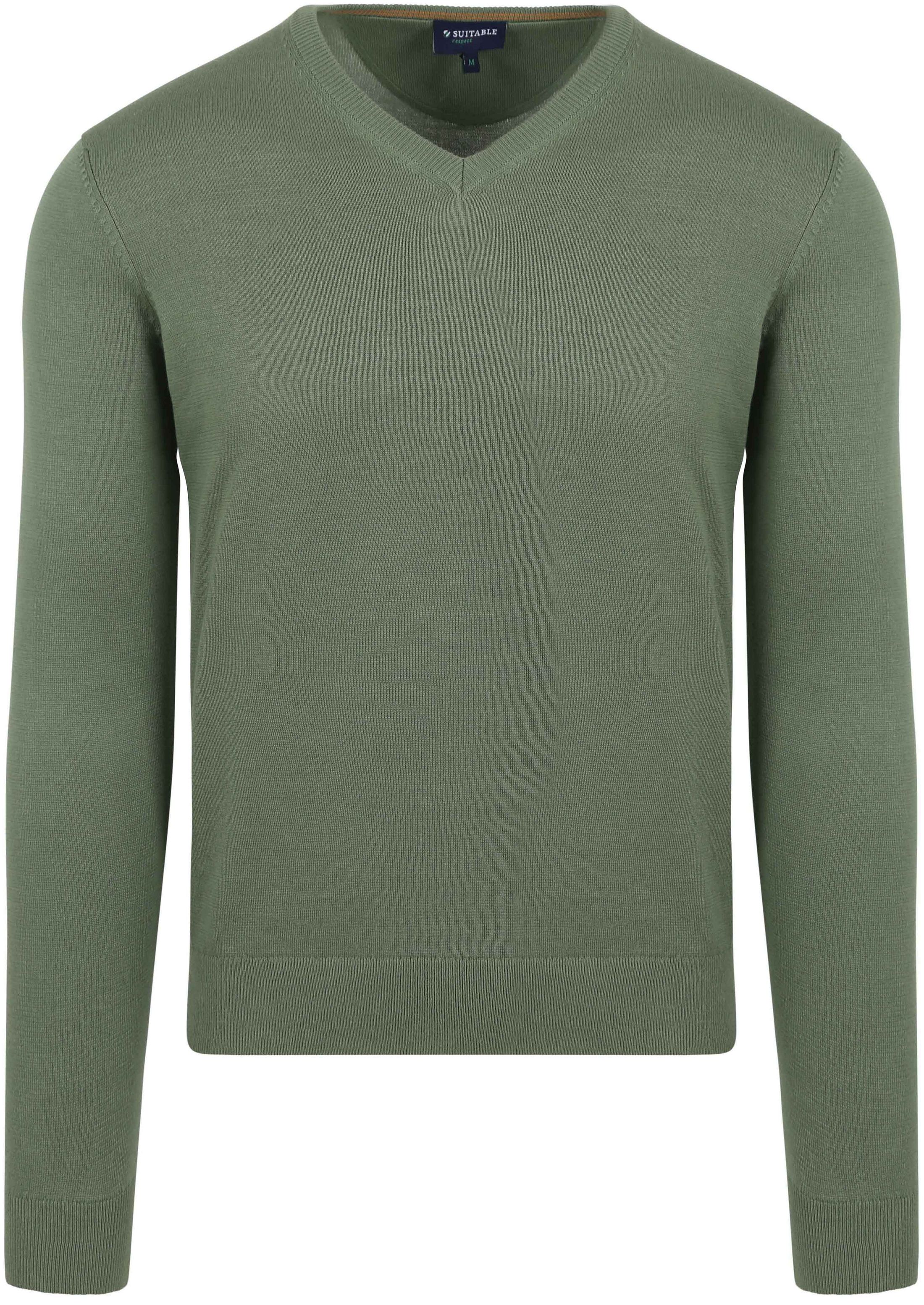 Suitable Respect Bio-Baumwolle Pullover Vinir Mid Grün RSP-24PUV-GR kaufen | Suitable