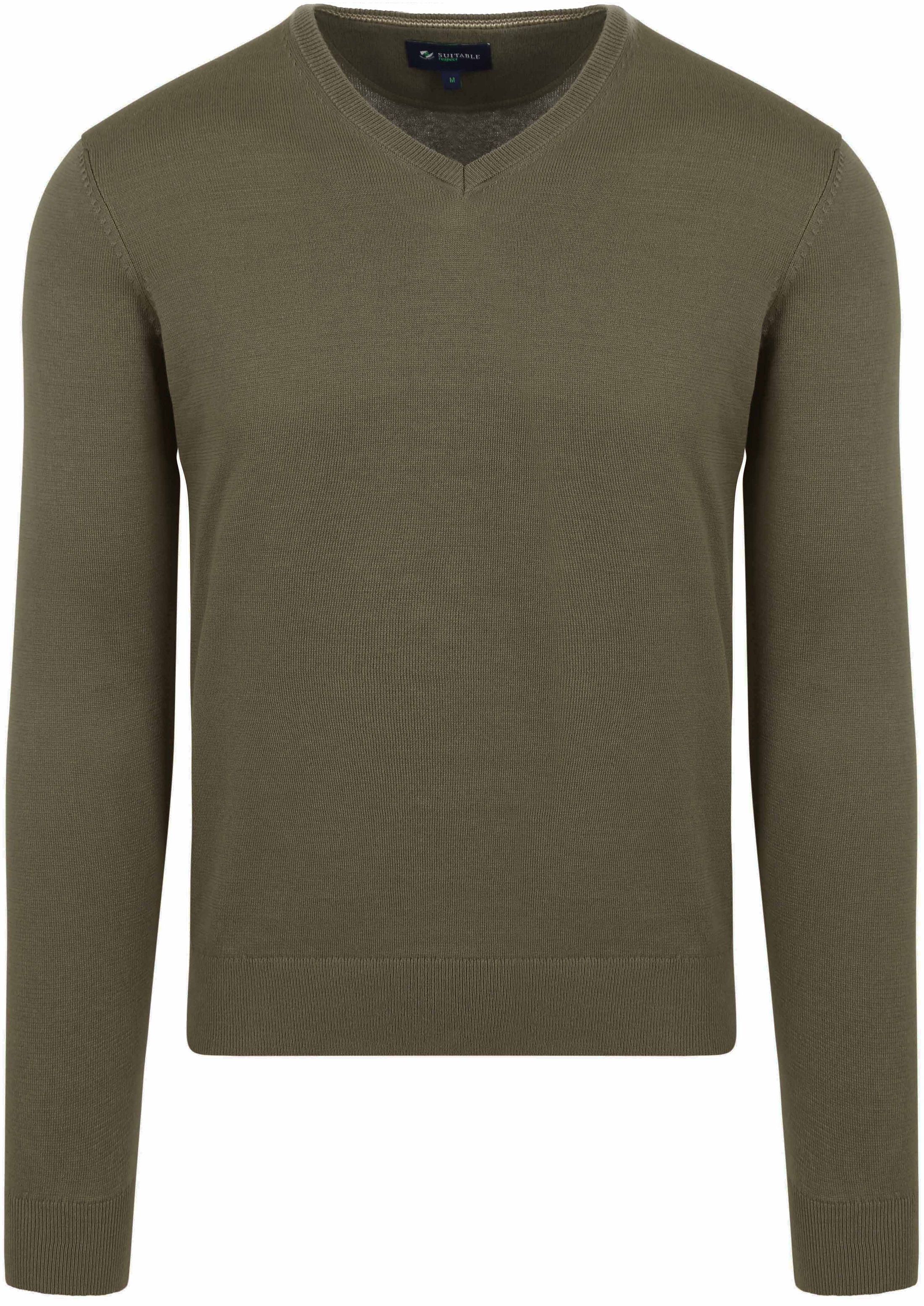 Suitable Respect Vinir Pullover Olive Green order online | KN-VI-RSP23-OL | Suitable Liechtenstein