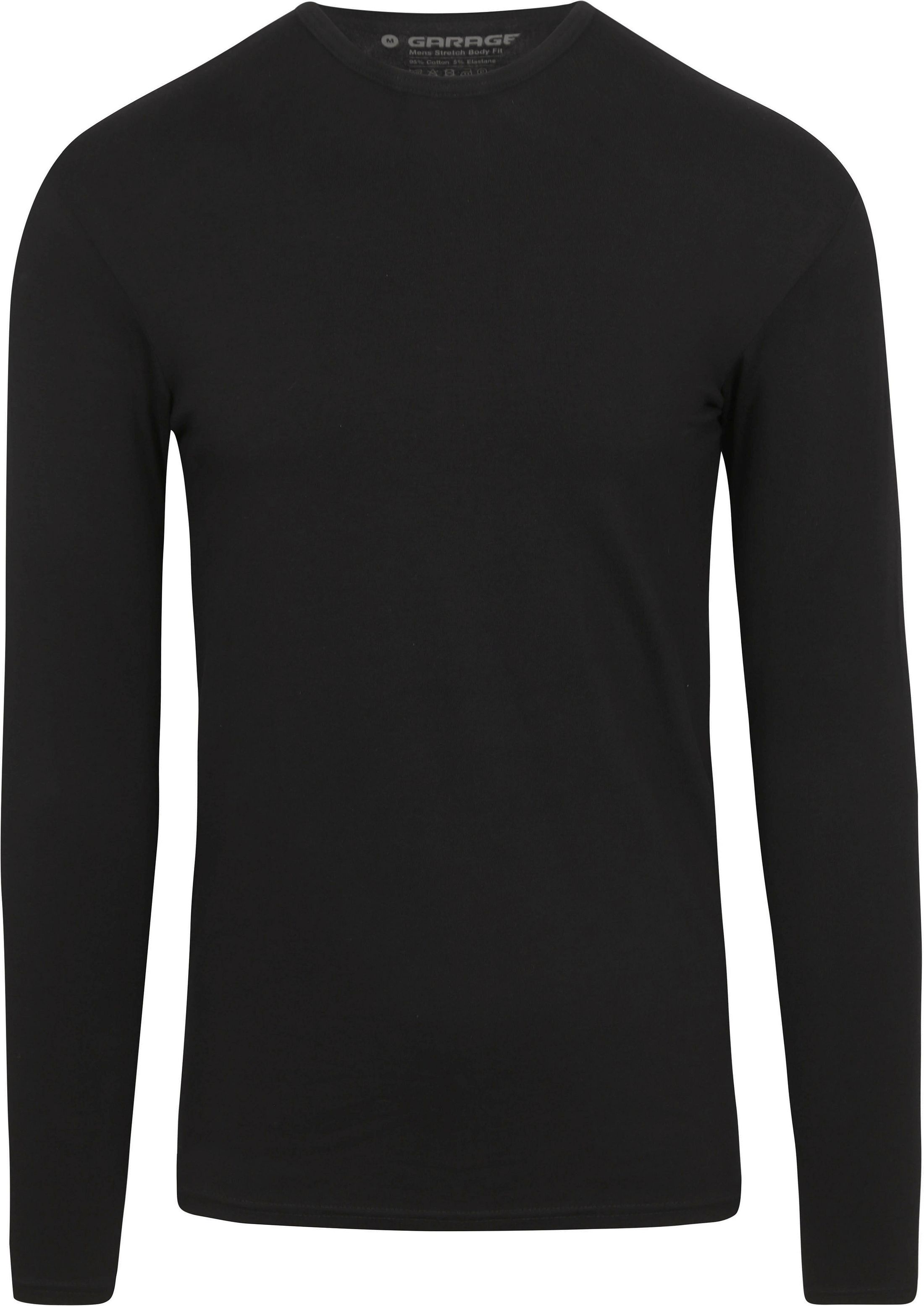 Garage Basic Longsleeve T-Shirt Stretch Black 0208-931 order online | Suitable
