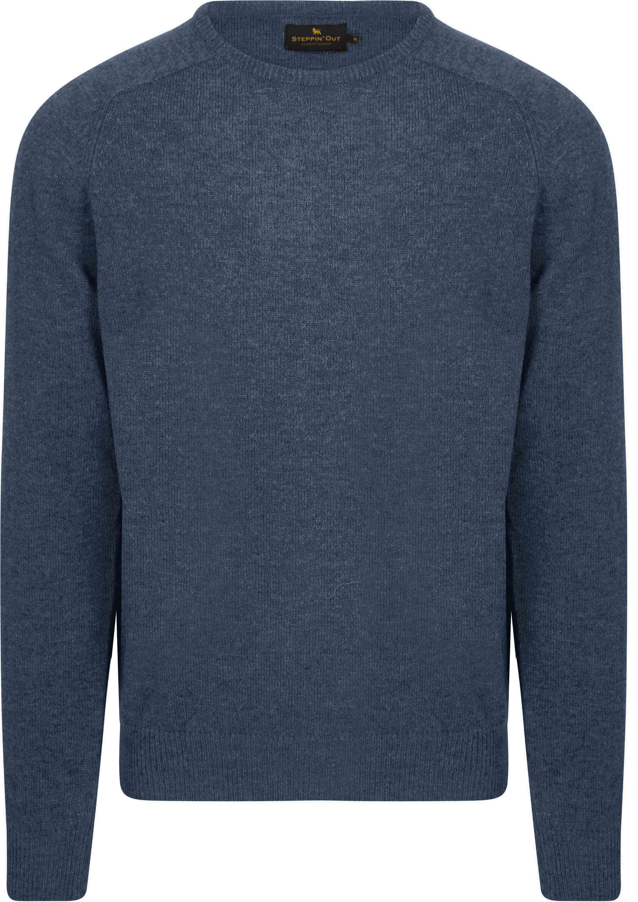Steppin' Out Trui Lamswol Mid Blauw SM1202.0004-2002 kopen | Suitable