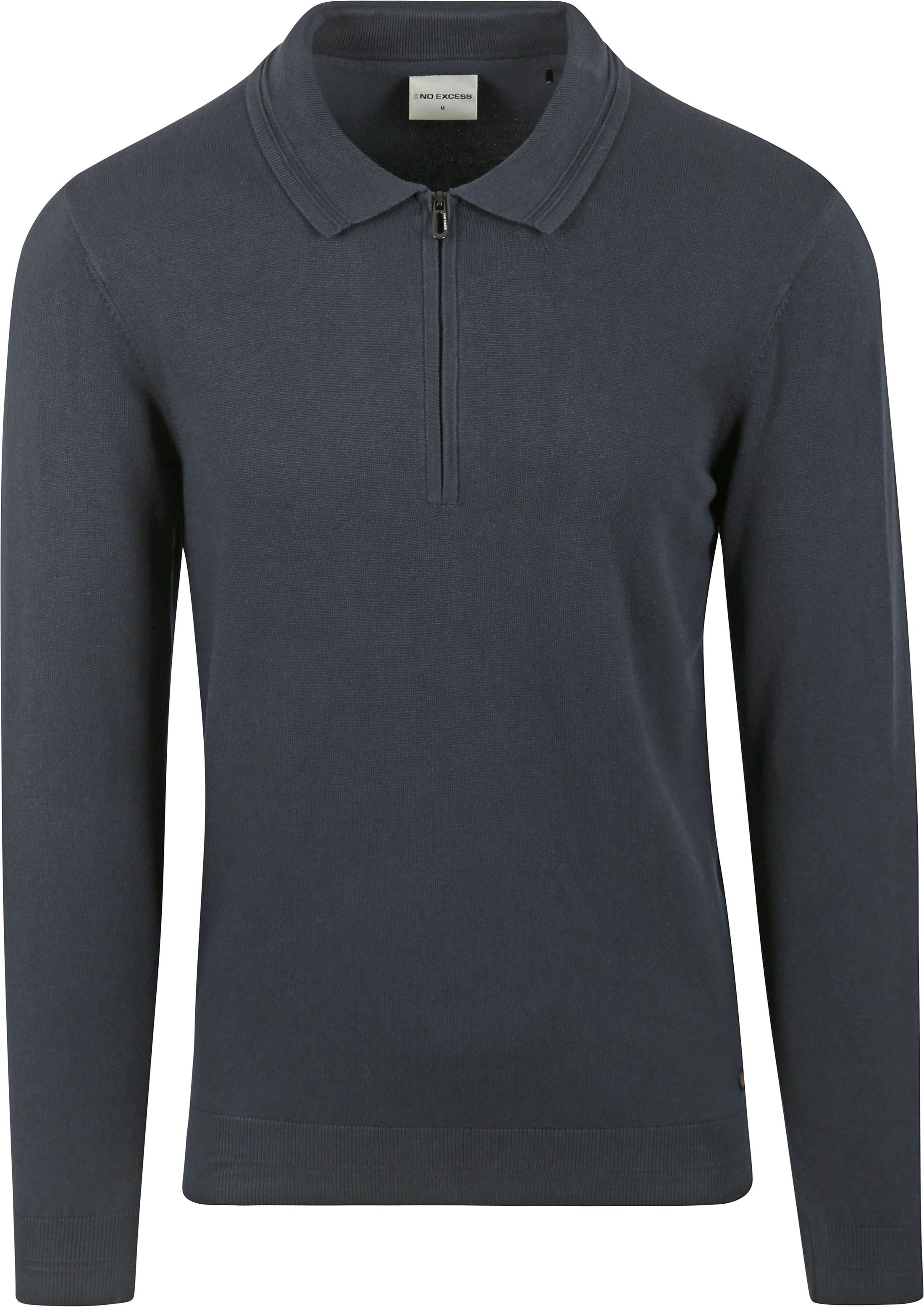 No Excess Pullover Poloshirt Navy 25210846-078 kaufen | Suitable