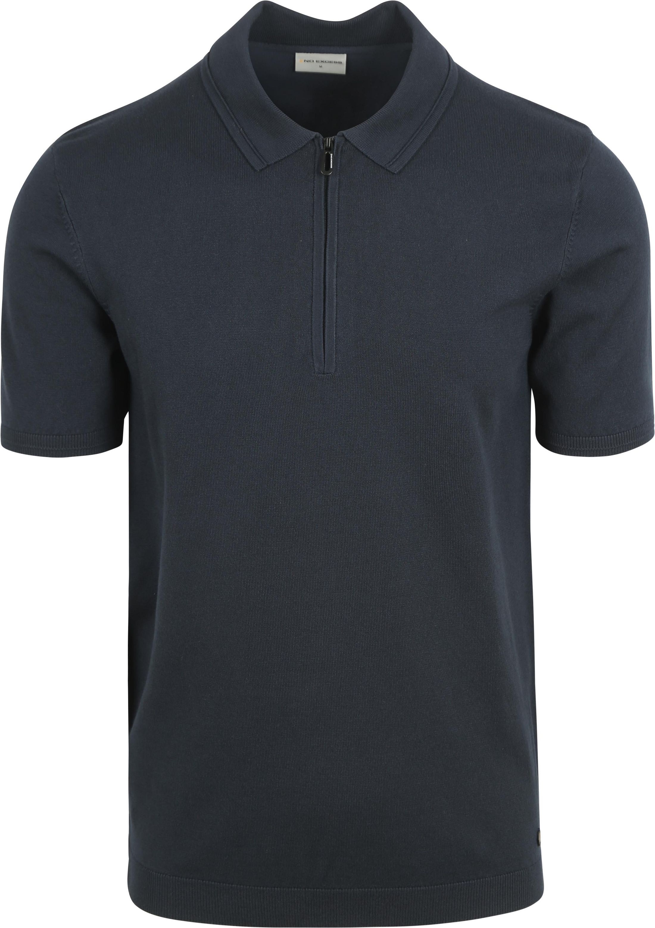 No Excess Half Zip Polo Shirt Navy 27210352-078 order online | Suitable