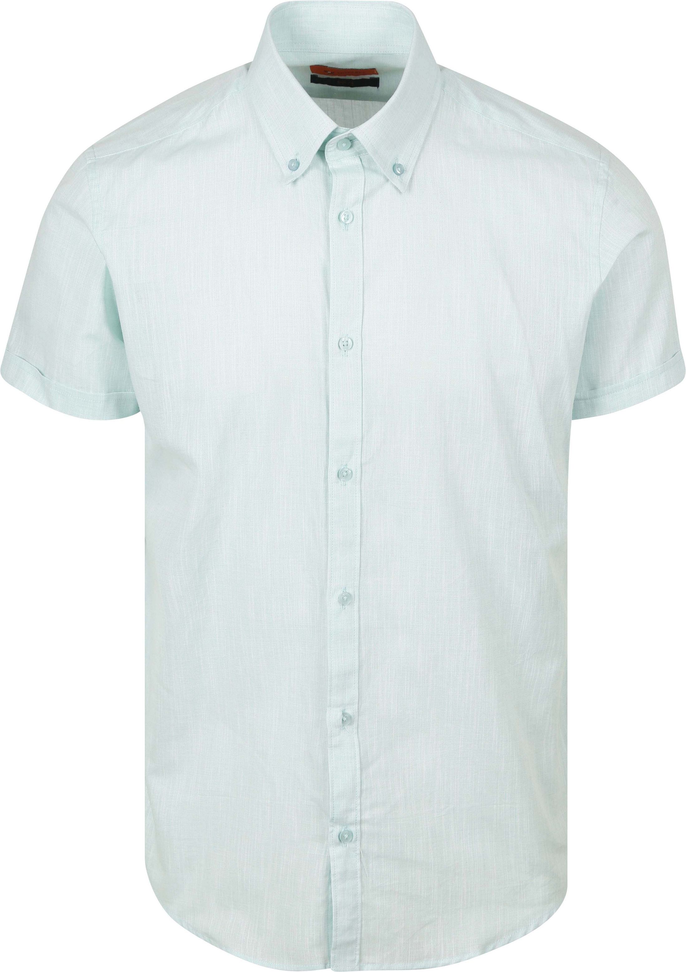Suitable Short Sleeves Shirt Cotton Slub Light Green order online | SH-SHSL-CO-STBL-25.04 green | Suitable Lithuania