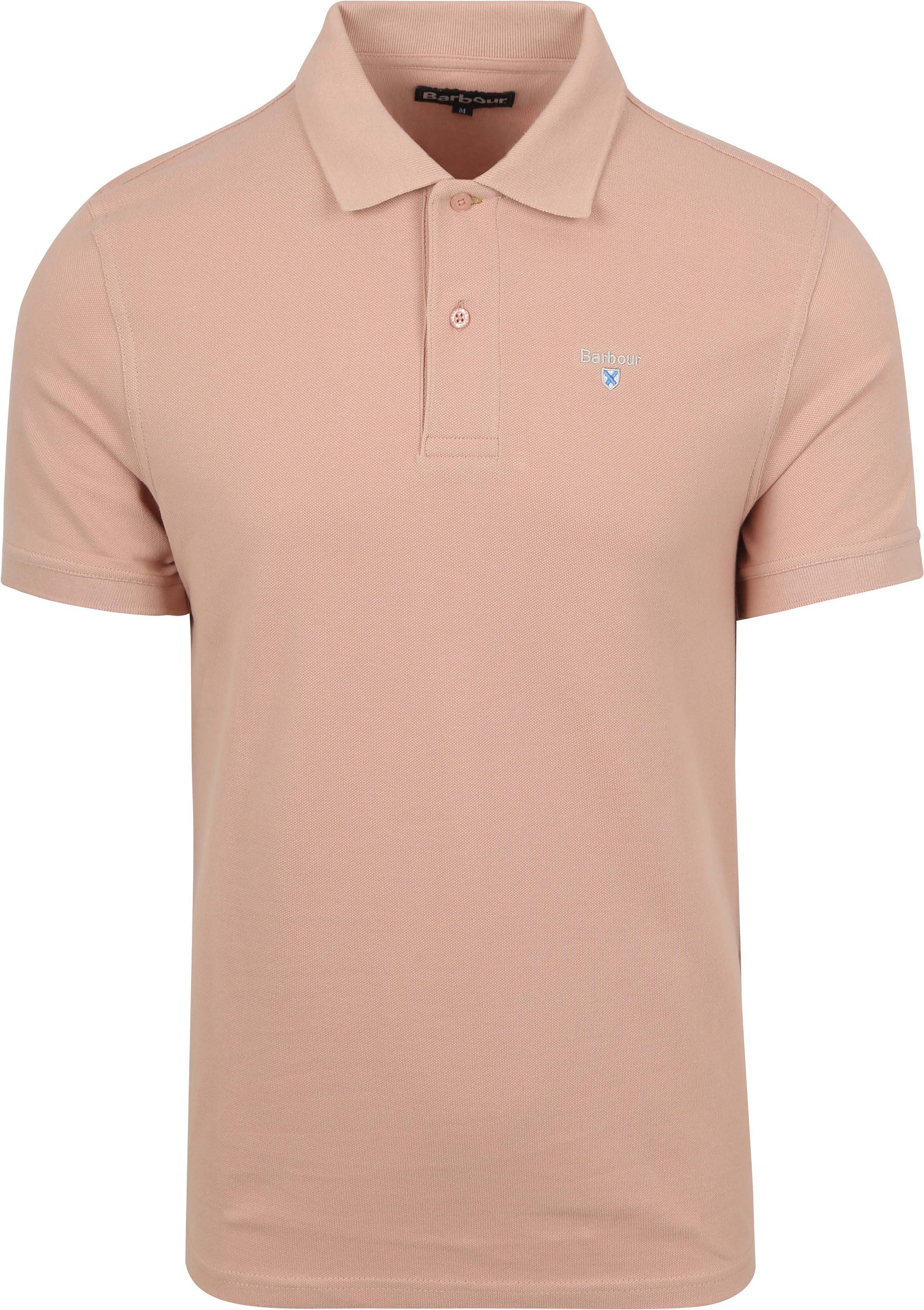 Barbour Pique Polo Shirt Light Pink MML0358-PI54 order online | Suitable