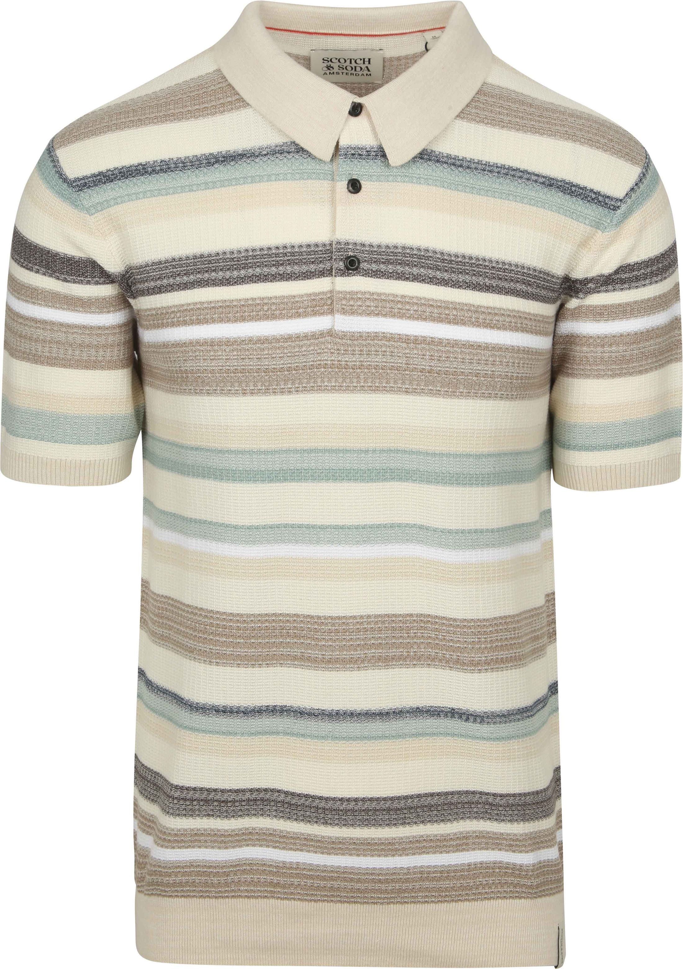 Scotch And Soda Knitted Polo Beige order online | 178808-270 | Suitable Lithuania