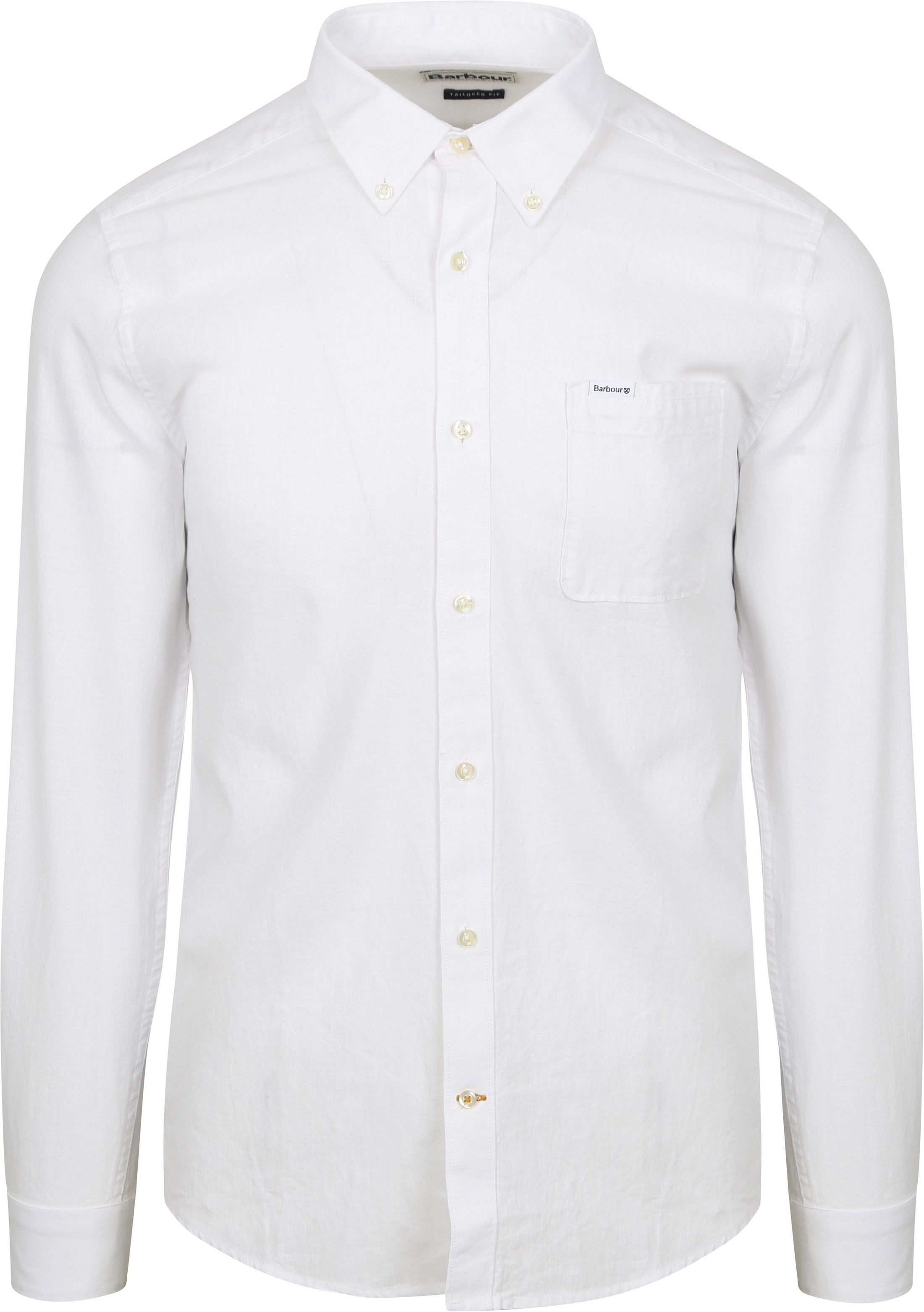 Barbour Shirt Nelson Tailored White MSH5090-WH11 kopen | Suitable