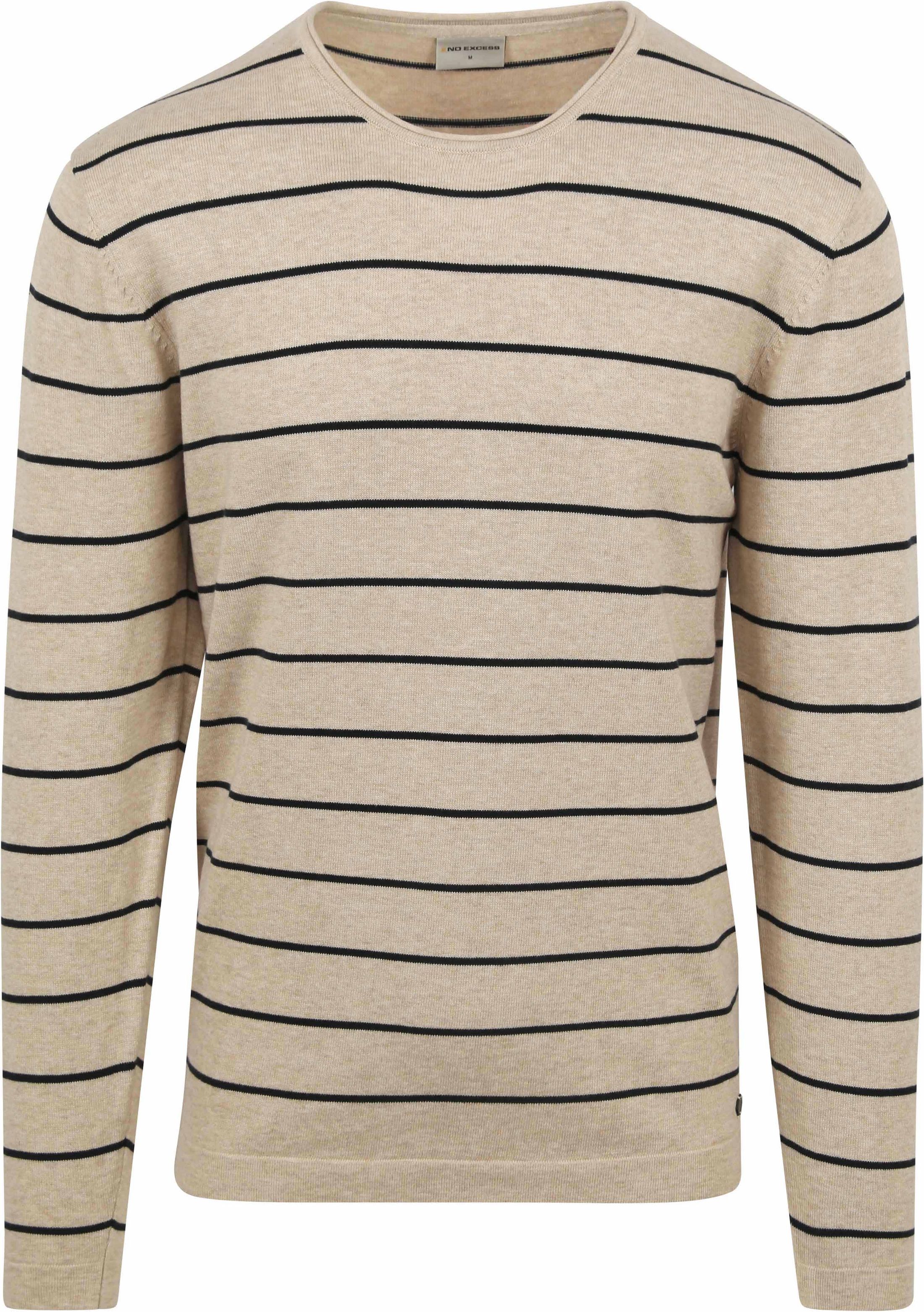 No Excess Sweater Stripe Beige order online | 23210161-016 | Suitable Norway