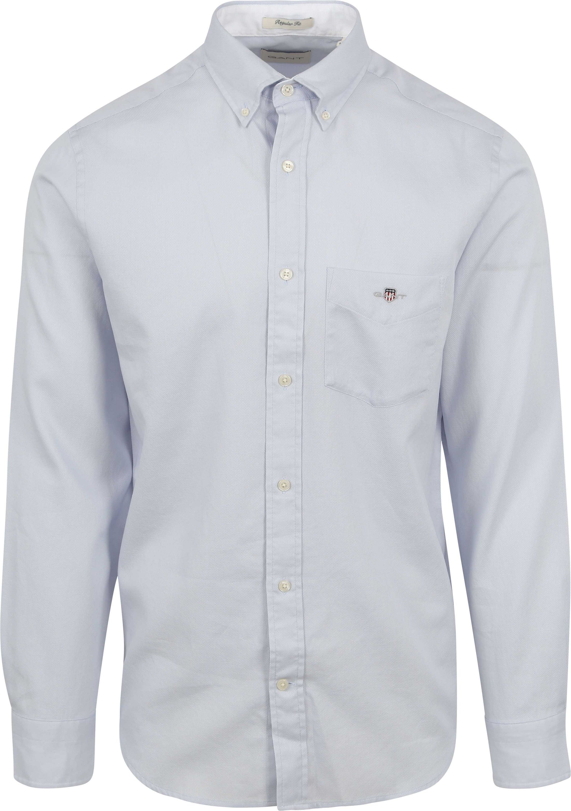 Gant Casual Shirt Honeycomb Texture Light Blue 3240059-455 order online | Suitable