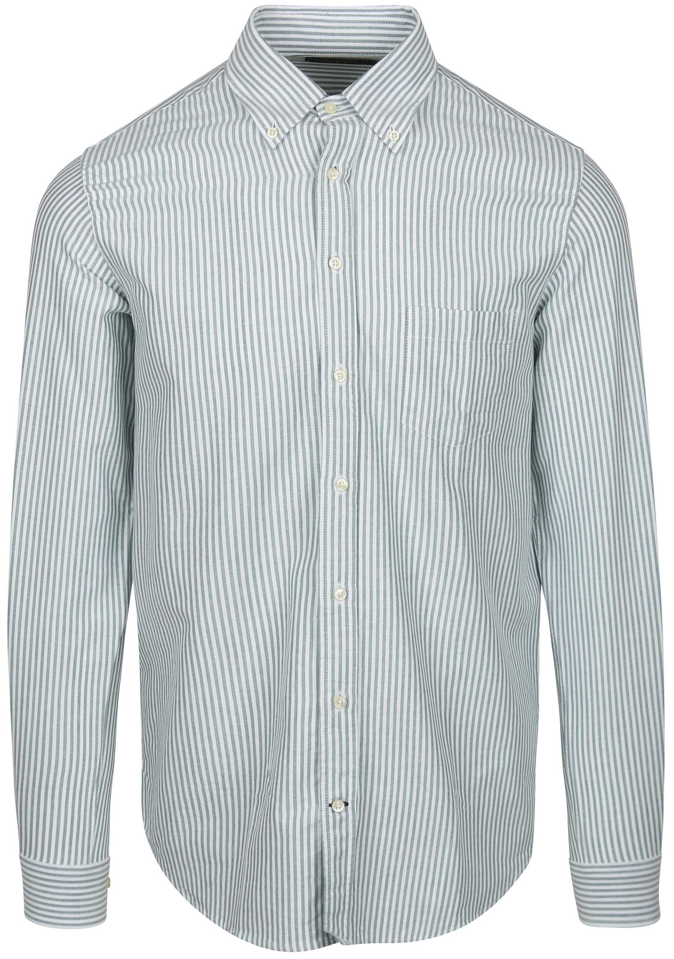 Steppin' Out Chemise Oxford Pocket Rayures Vert Clair SM6001.0028-Green commander en ligne | Suitable
