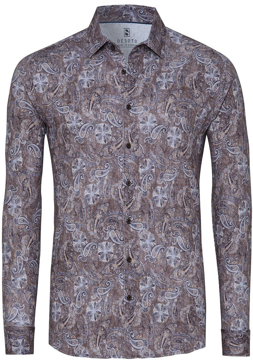 Desoto Chemise Corduroy Optics Marron commander en ligne | 88728-3-844 | Suitable Luxembourg
