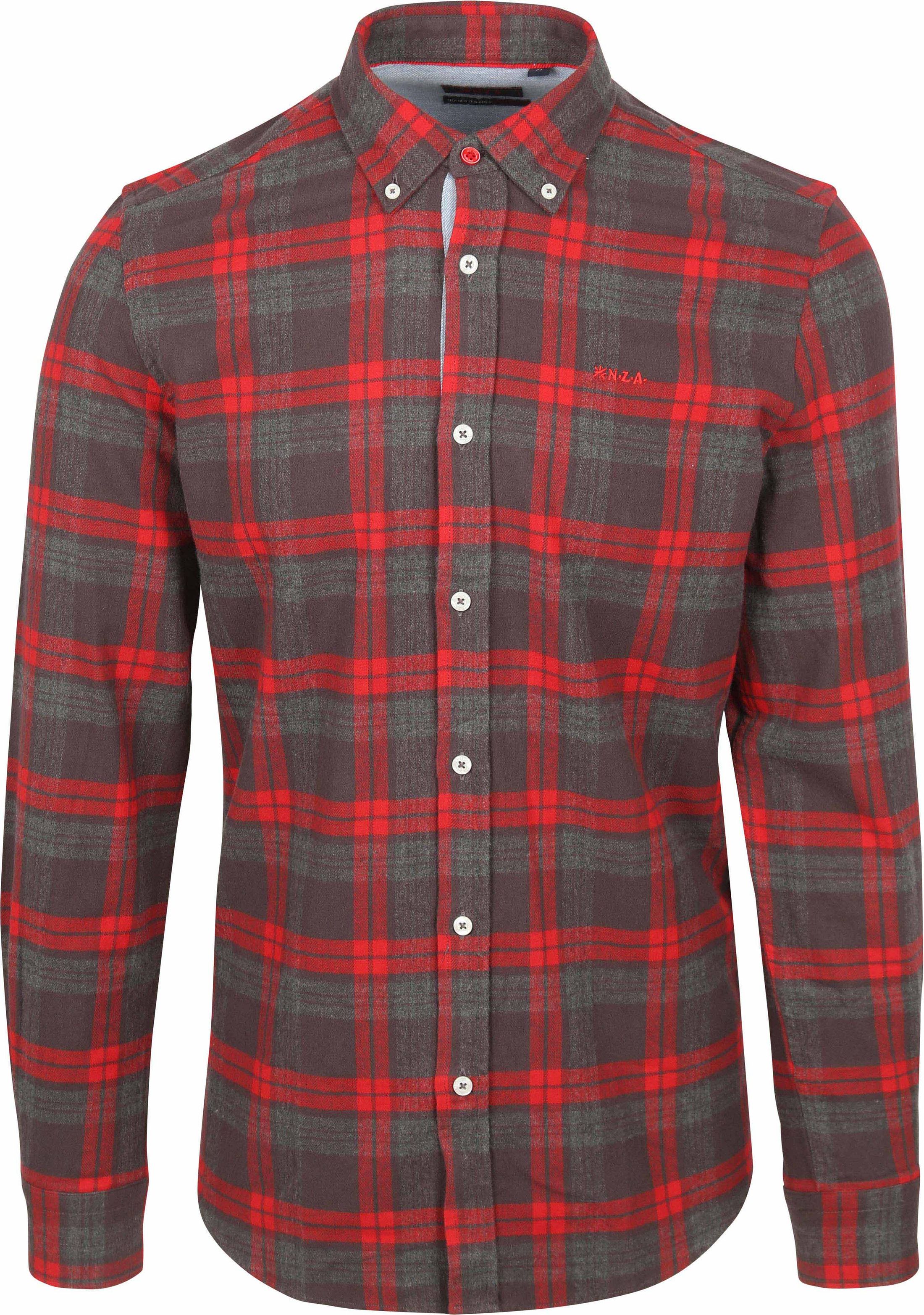 NZA Shirt Leon Flanel Anthracite order online | 24HN519-1182 | Suitable Norway