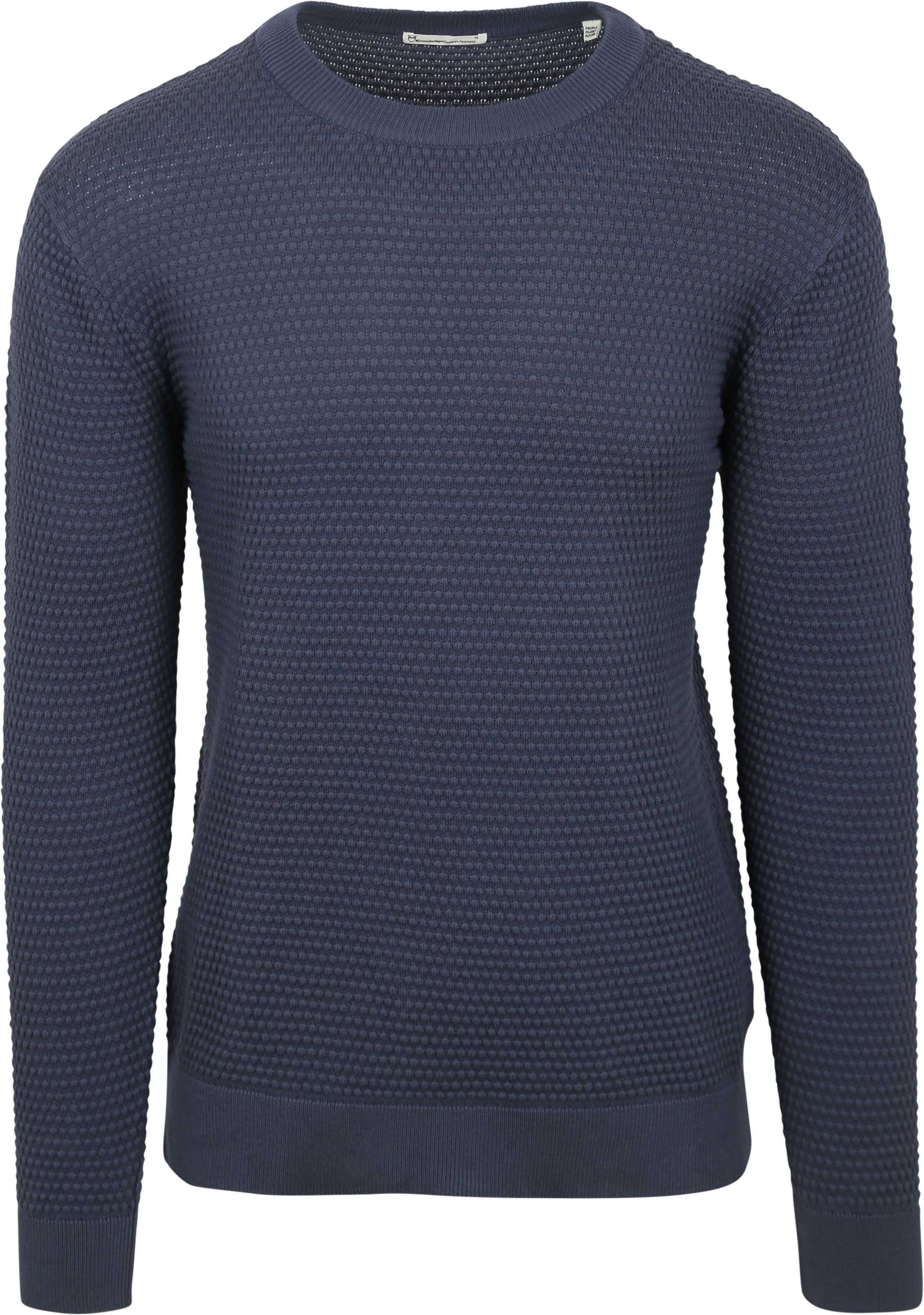 Knowledge Pullover Bubble Knit Indigo 1080067-1226 order online | Suitable