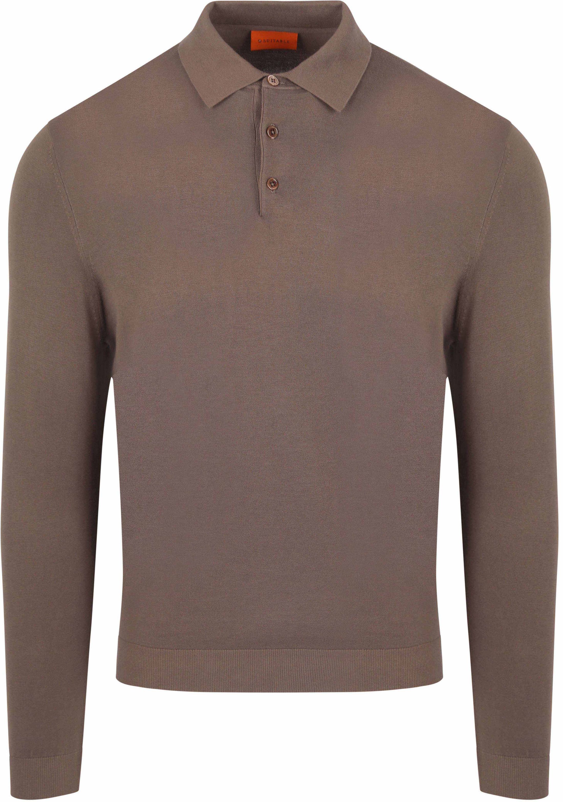 Suitable Compact Cotton Polo Shirt Taupe order online | PU-POLO-CO-24 Taupe | Suitable Lithuania