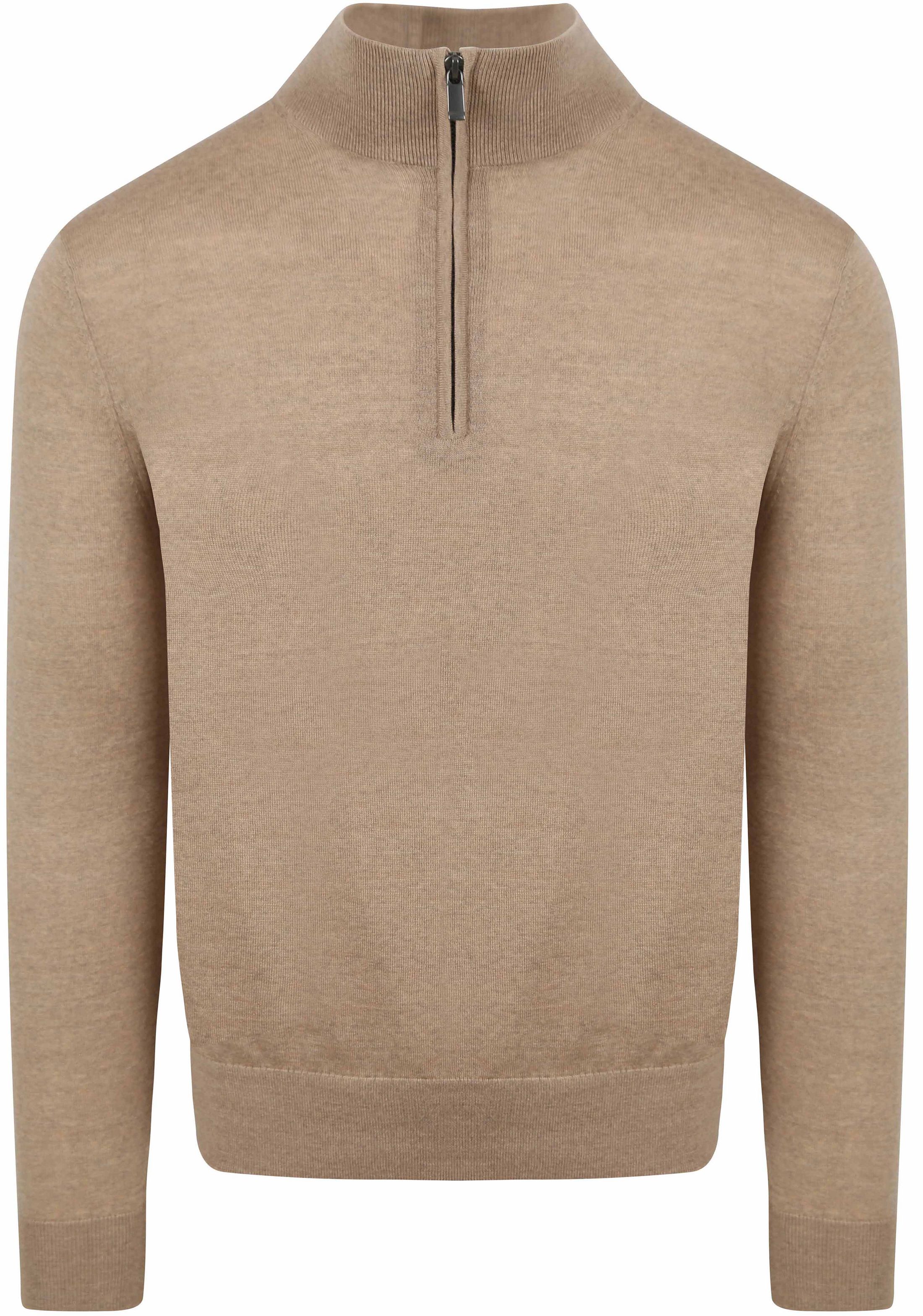 Suitable Merino Half Zip Sweater Beige PU-MRI-HZ-24 VP55087 Sand order online | Suitable