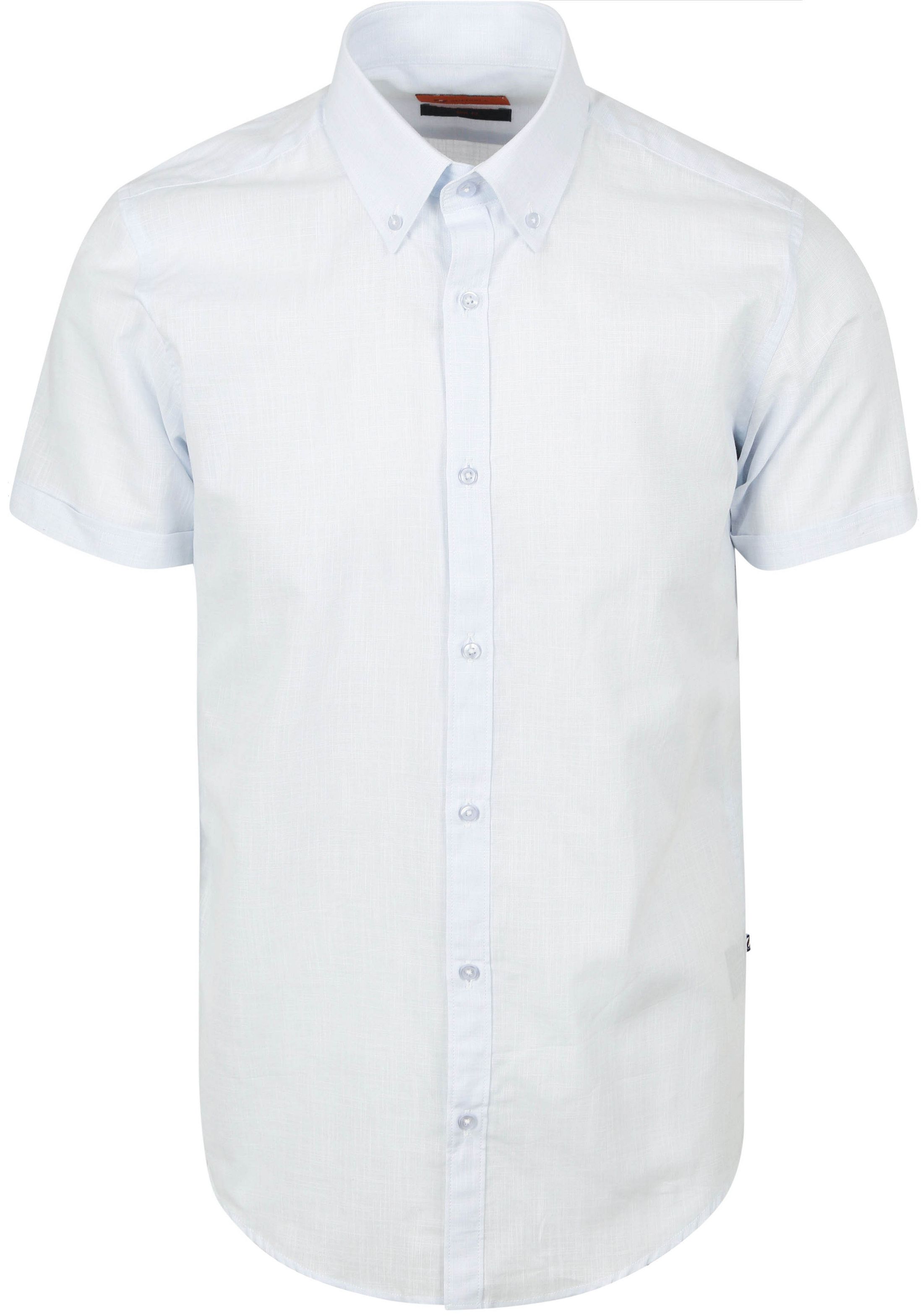 Suitable Short Sleeves Chemise Cotton Slub Bleu Clair SH-SHSL-CO-STBL-25.03 blue commander en ligne | Suitable