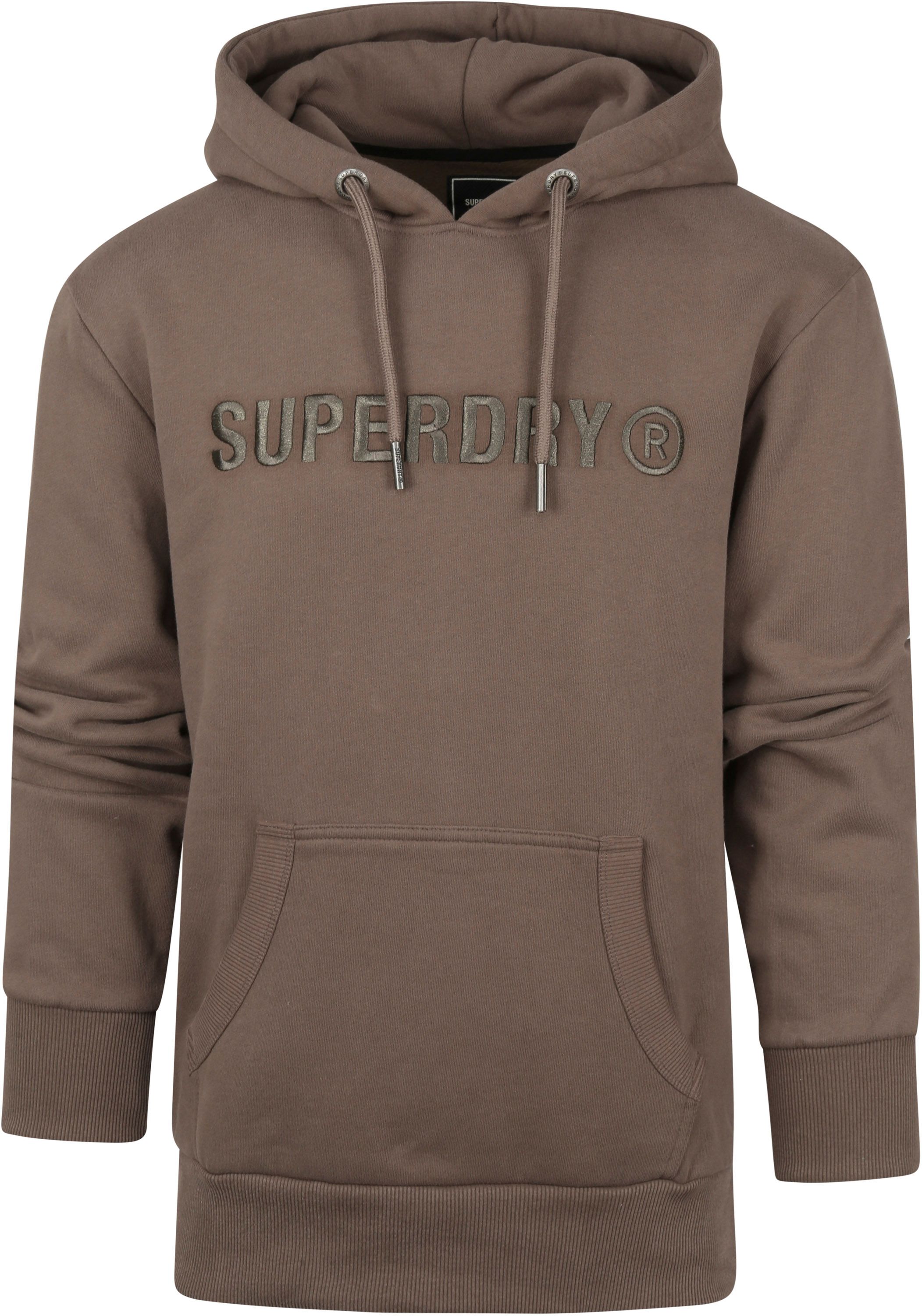 Superdry Hoodie Logo Khaki size L