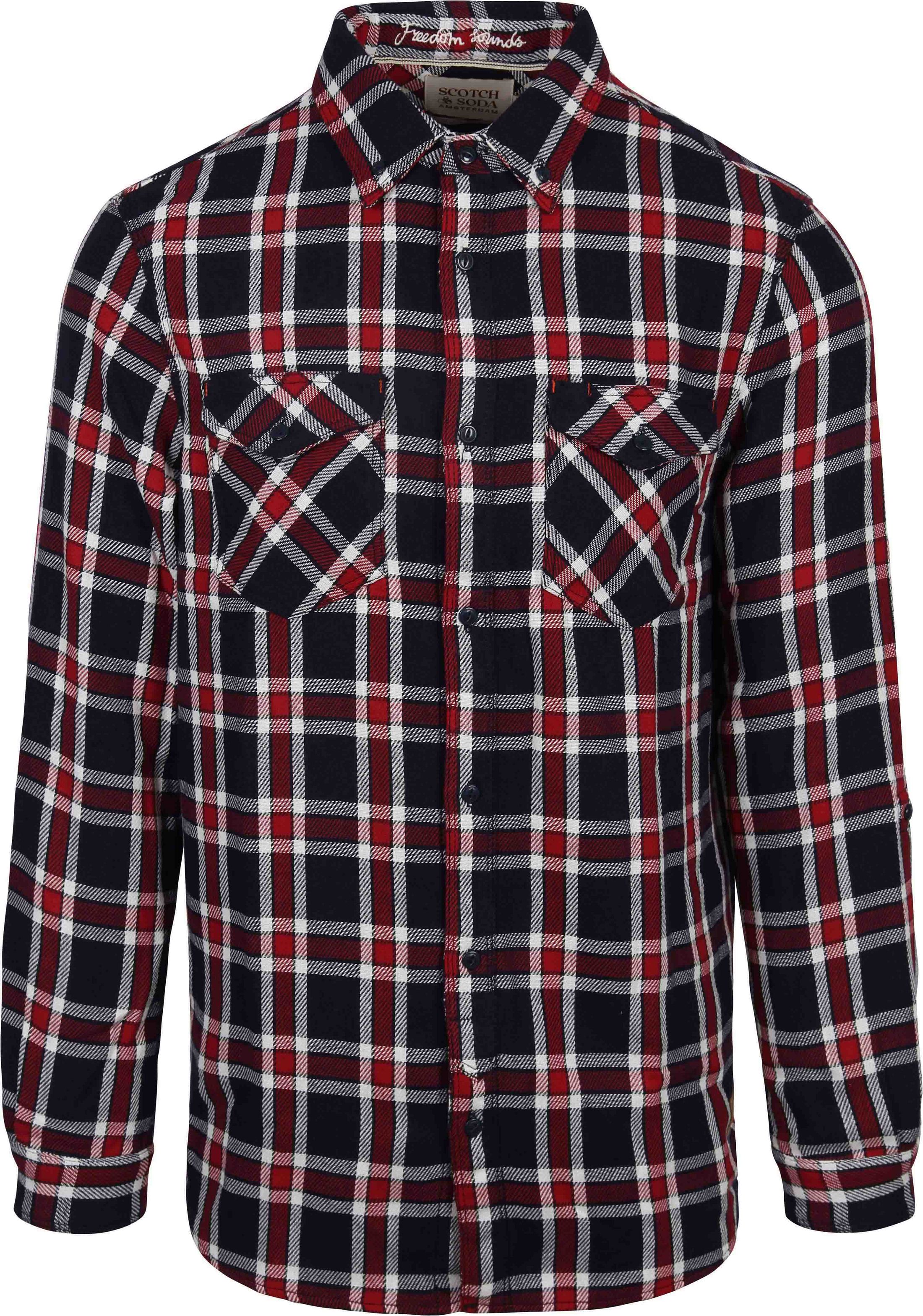 Scotch and Soda Shirt Checks Navy order online | 174530-6788 | Suitable Spain