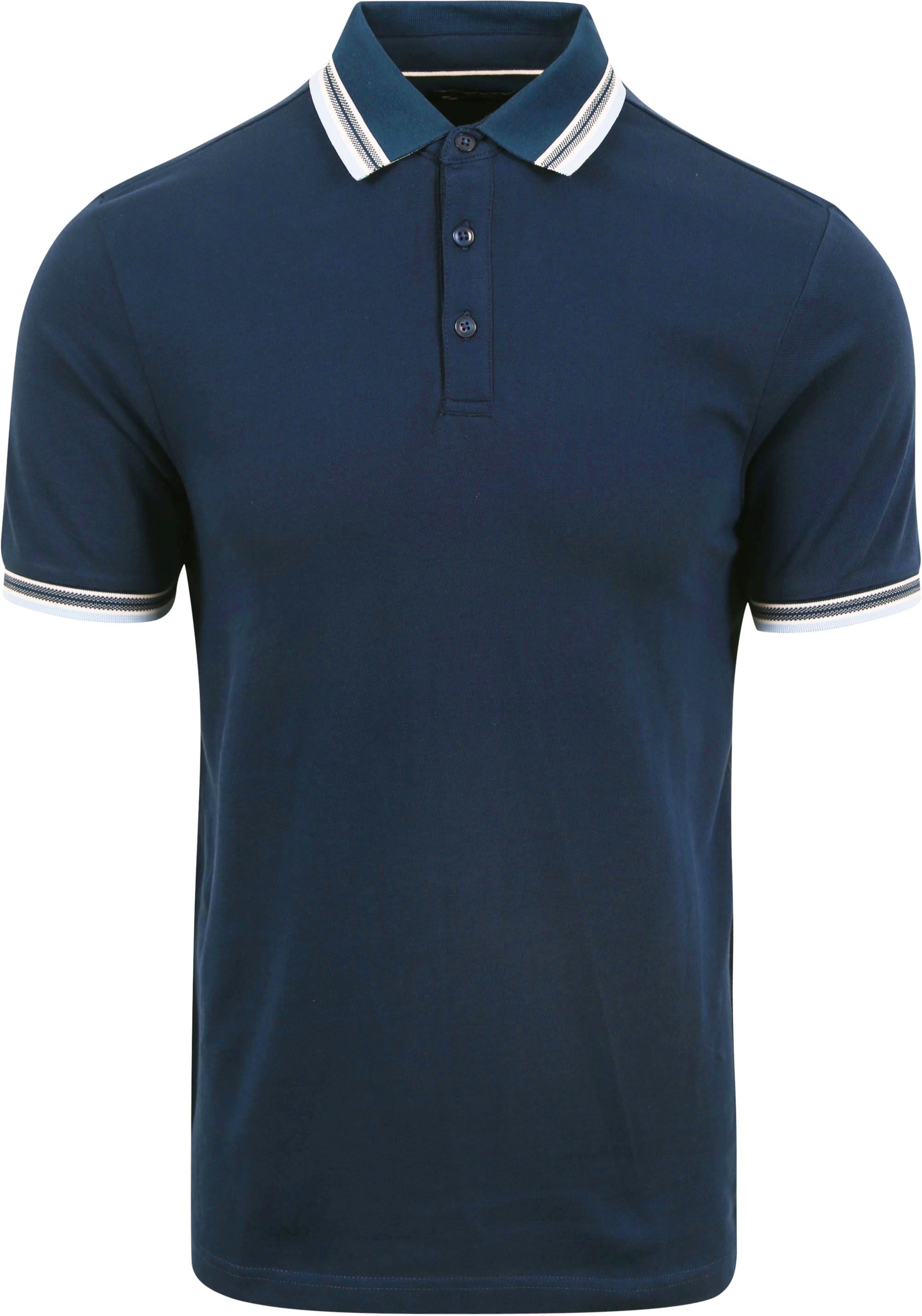 Suitable Kick Polo Navy SPE23108BR06ST-267 dark denim kopen | Suitable