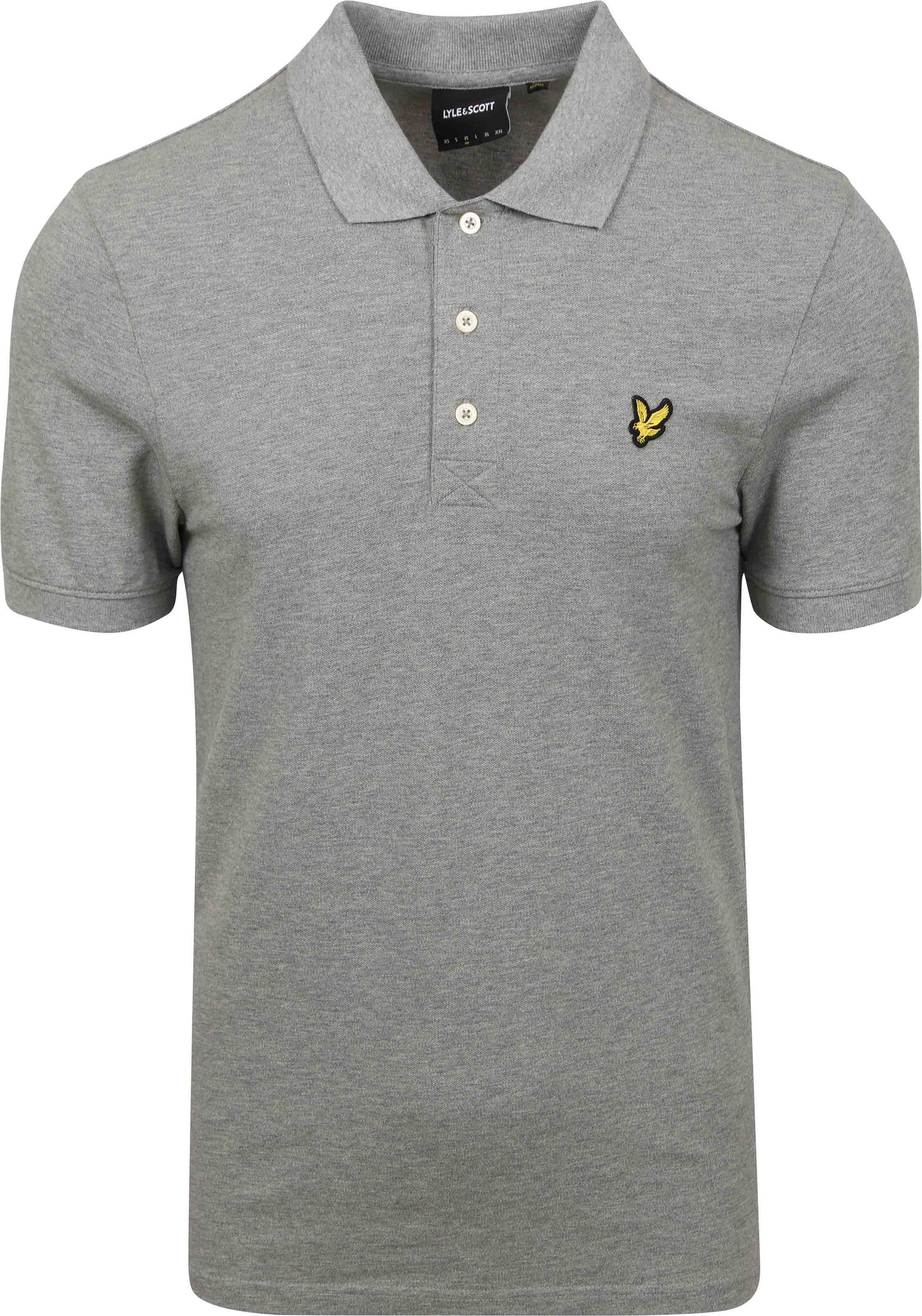 Lyle und Scott Polo Plain Grau kaufen | SP400VOG-T28 | Suitable