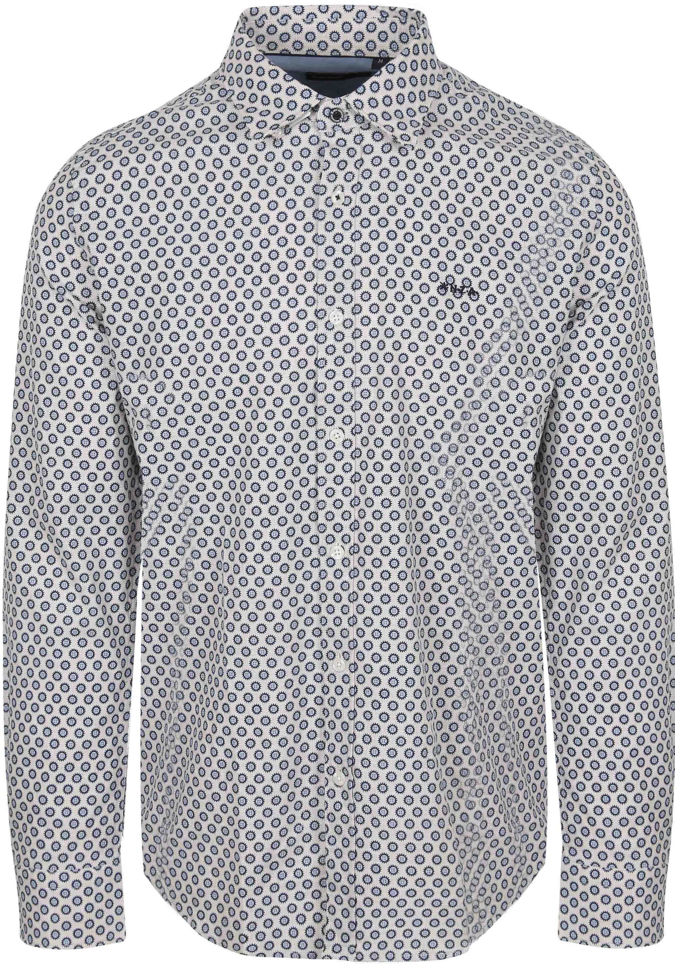 NZA Overhemd Jaden Linnen Blend Blauw 25BN544-1675 kopen | Suitable