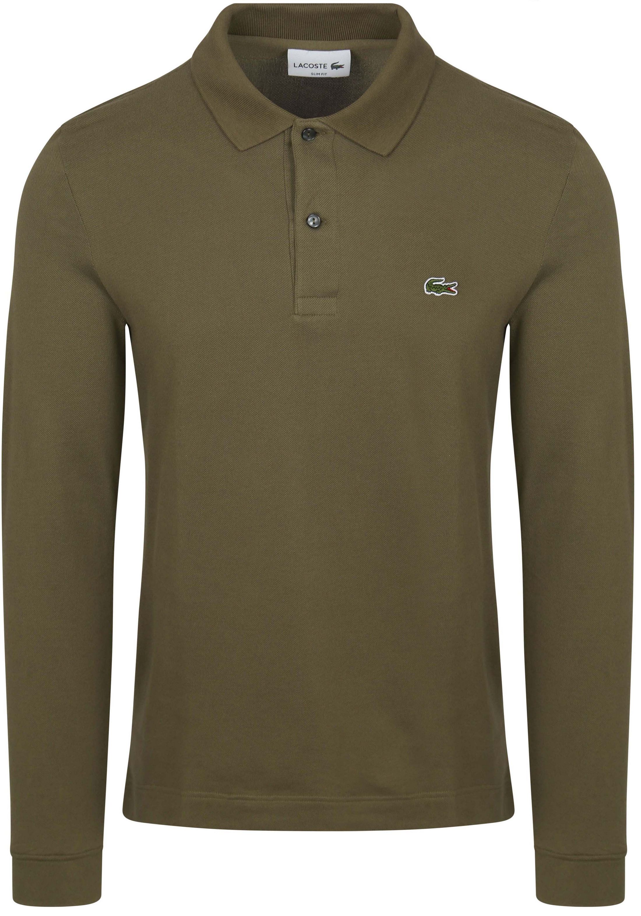 Lacoste Polo à Manches Longues Vert Olive PH4013-E9F commander en ligne | Suitable