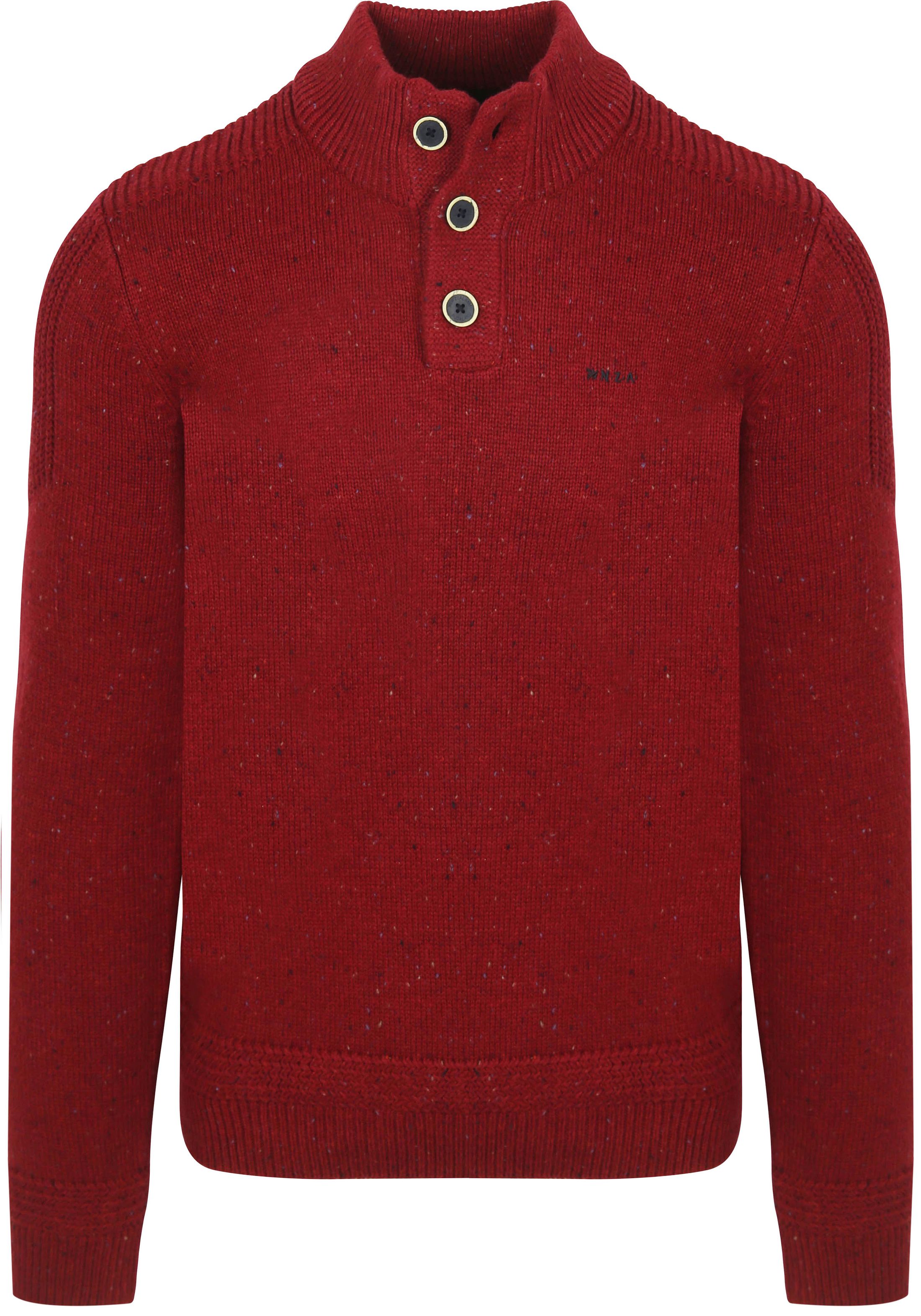 NZA Pullover Mocker Conor Melange Cherry Red 25HN475-1570 order online | Suitable
