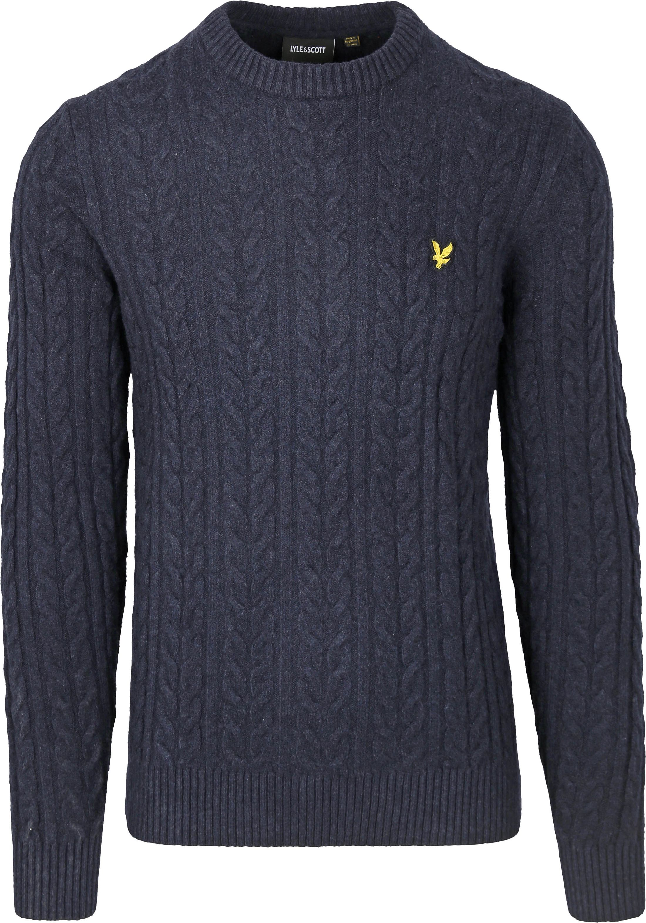 Lyle & Scott Cable Pullover Navy  KN2115V-Z56 order online | Suitable