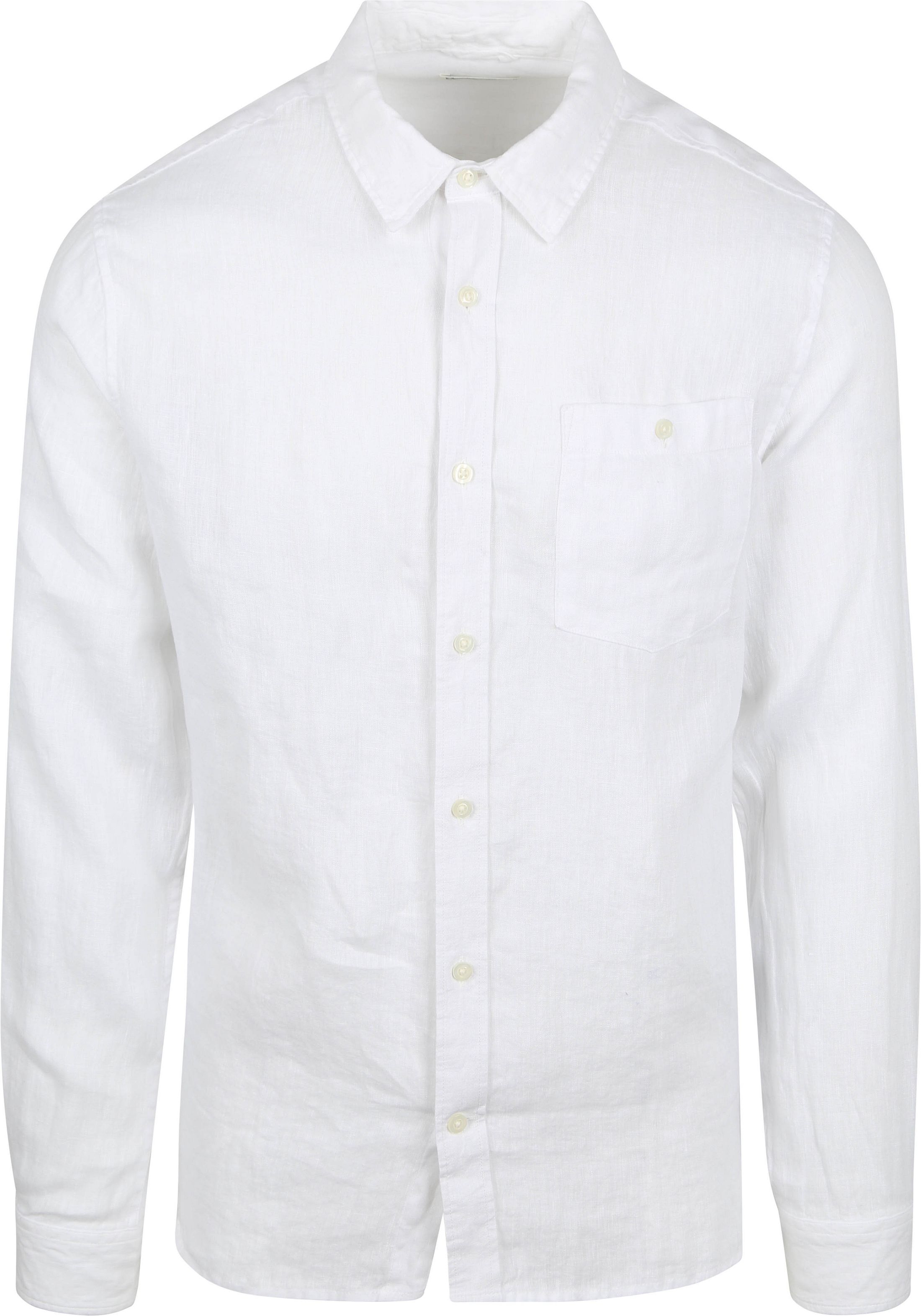 KnowledgeCotton Apparel Shirt Linen White order online | 1090011-1010 | Suitable Lithuania