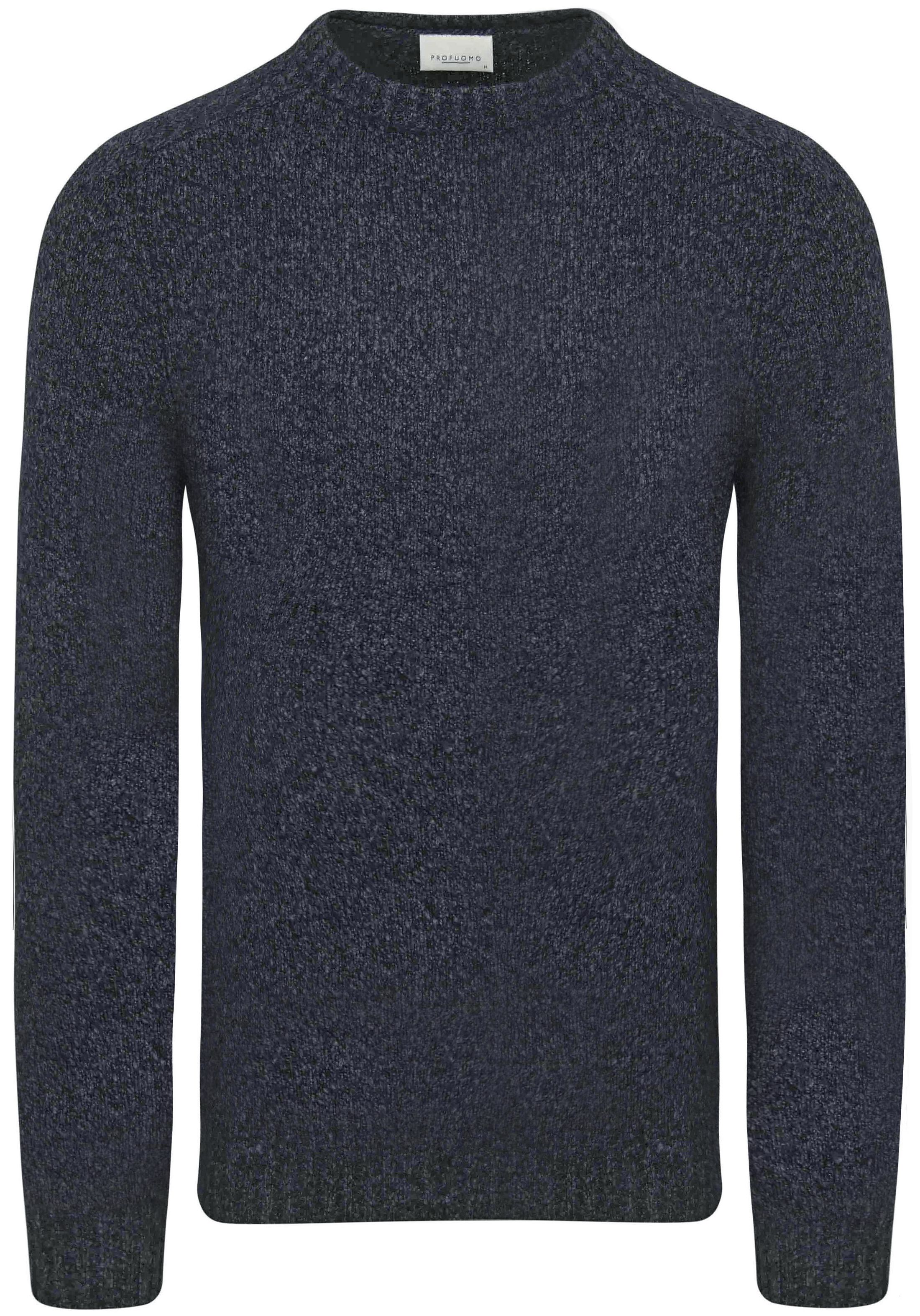 Profuomo Pullover Boiled Wool Navy PPVJ30012E-P order online | Suitable