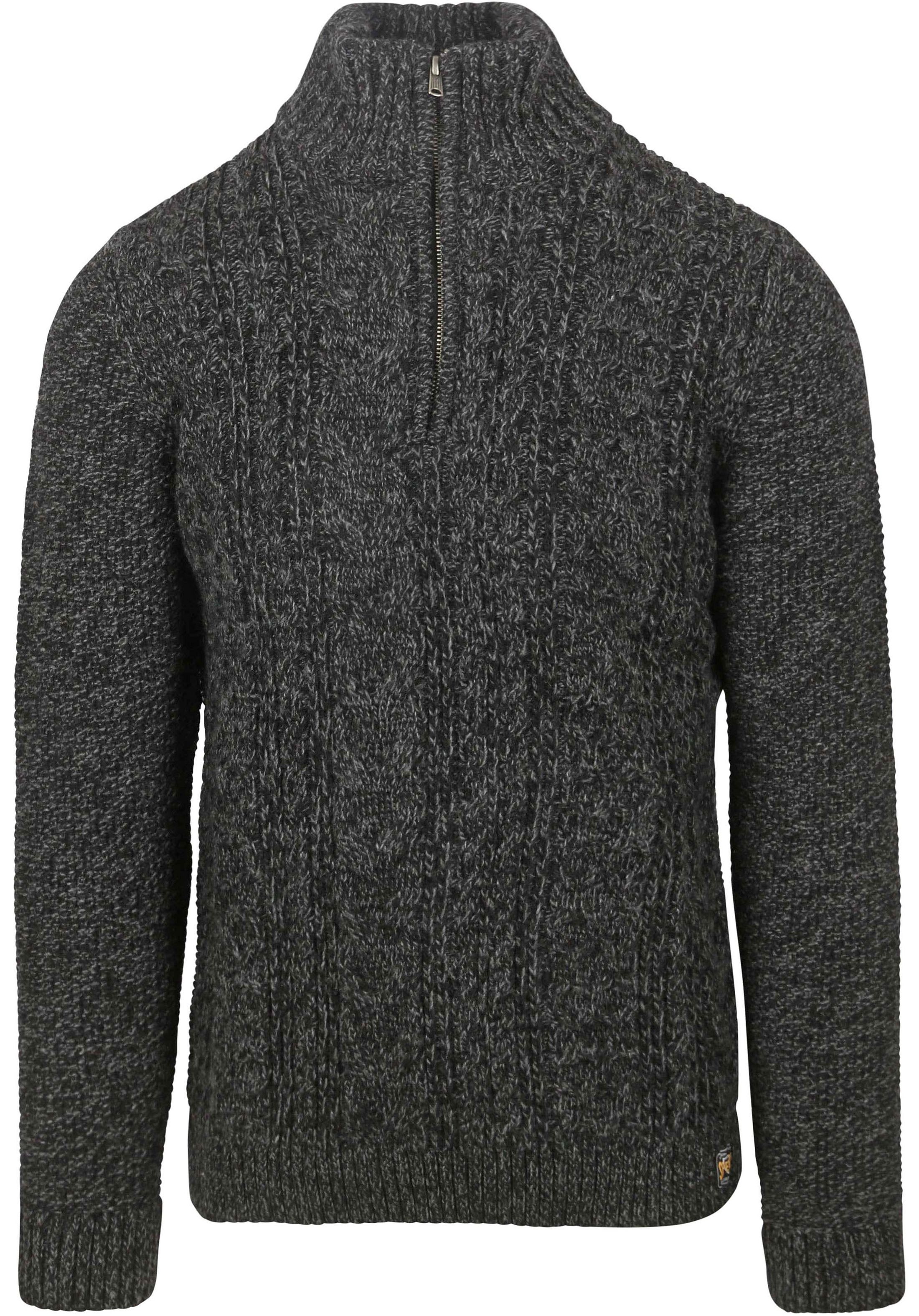 Superdry Half Zip Pullover Jacob Cable Black M6110639A-AYN order online | Suitable