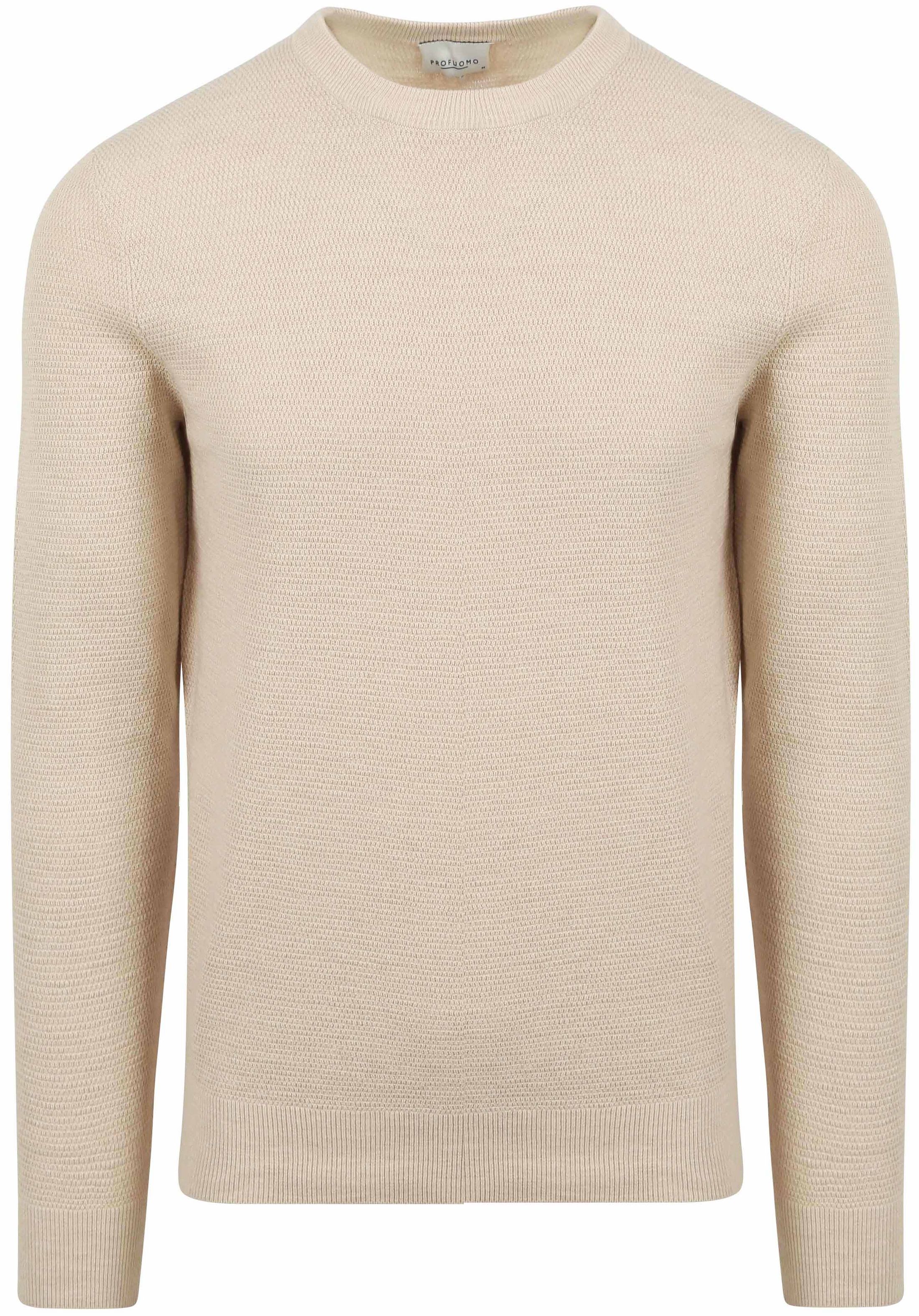 Profuomo Pullover Textured Ecru PP2J00007B-E order online | Suitable