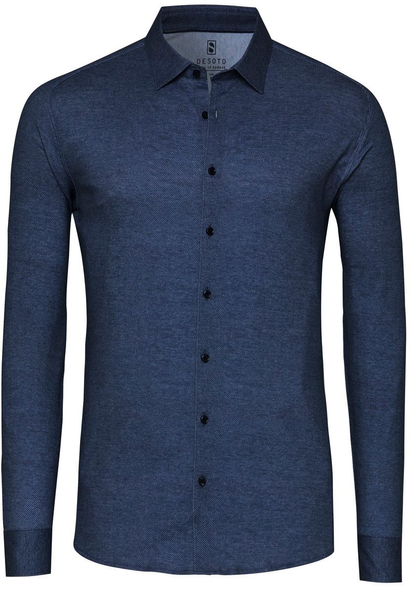 Desoto Chemise Twill Optics Indigo commander en ligne | 87528-3-581 | Suitable Luxembourg