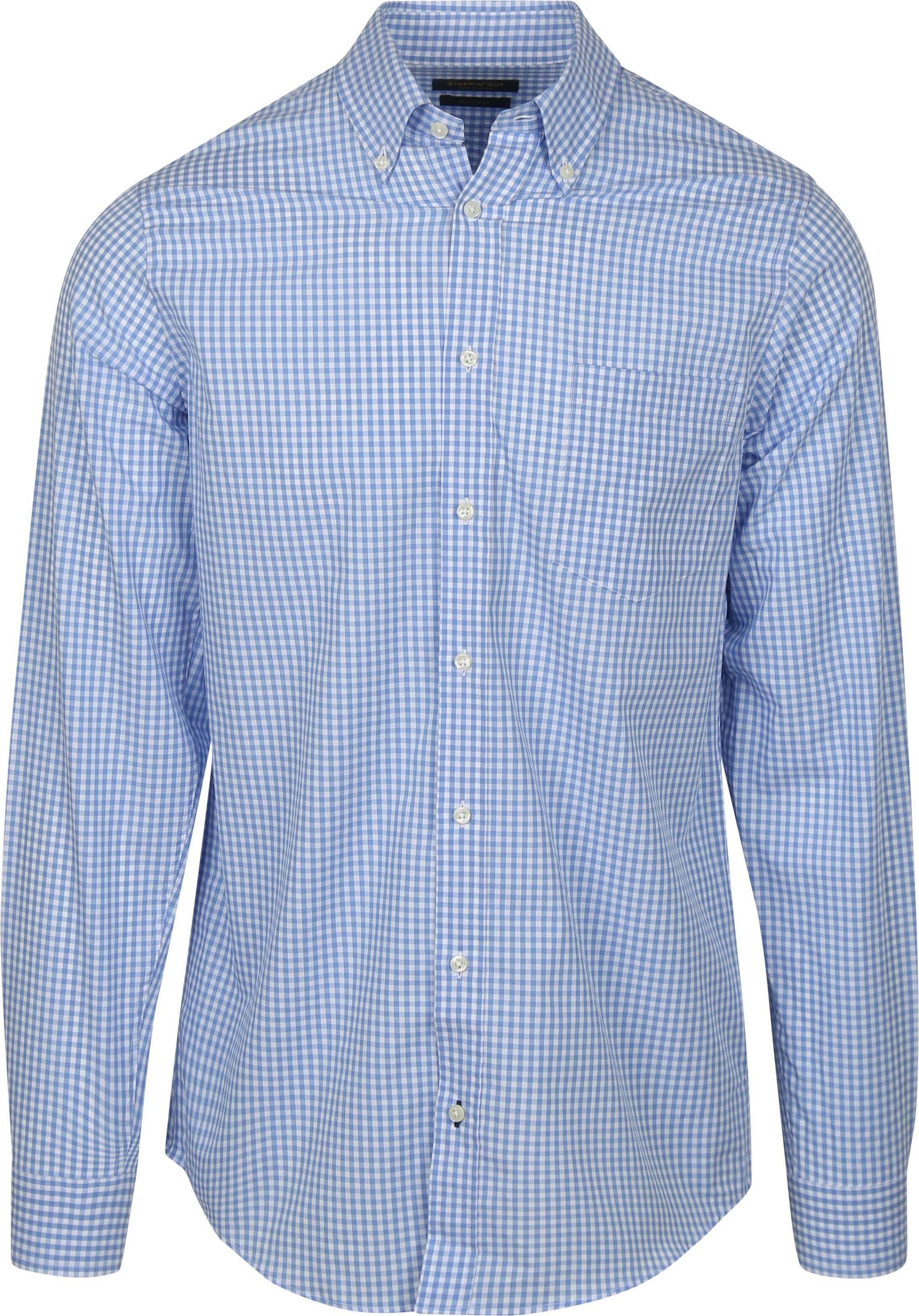 Steppin' Out Shirt Checks Light Blue order online | SM6003.0010-2001 SH-STEPP-BD-04 | Suitable Norway