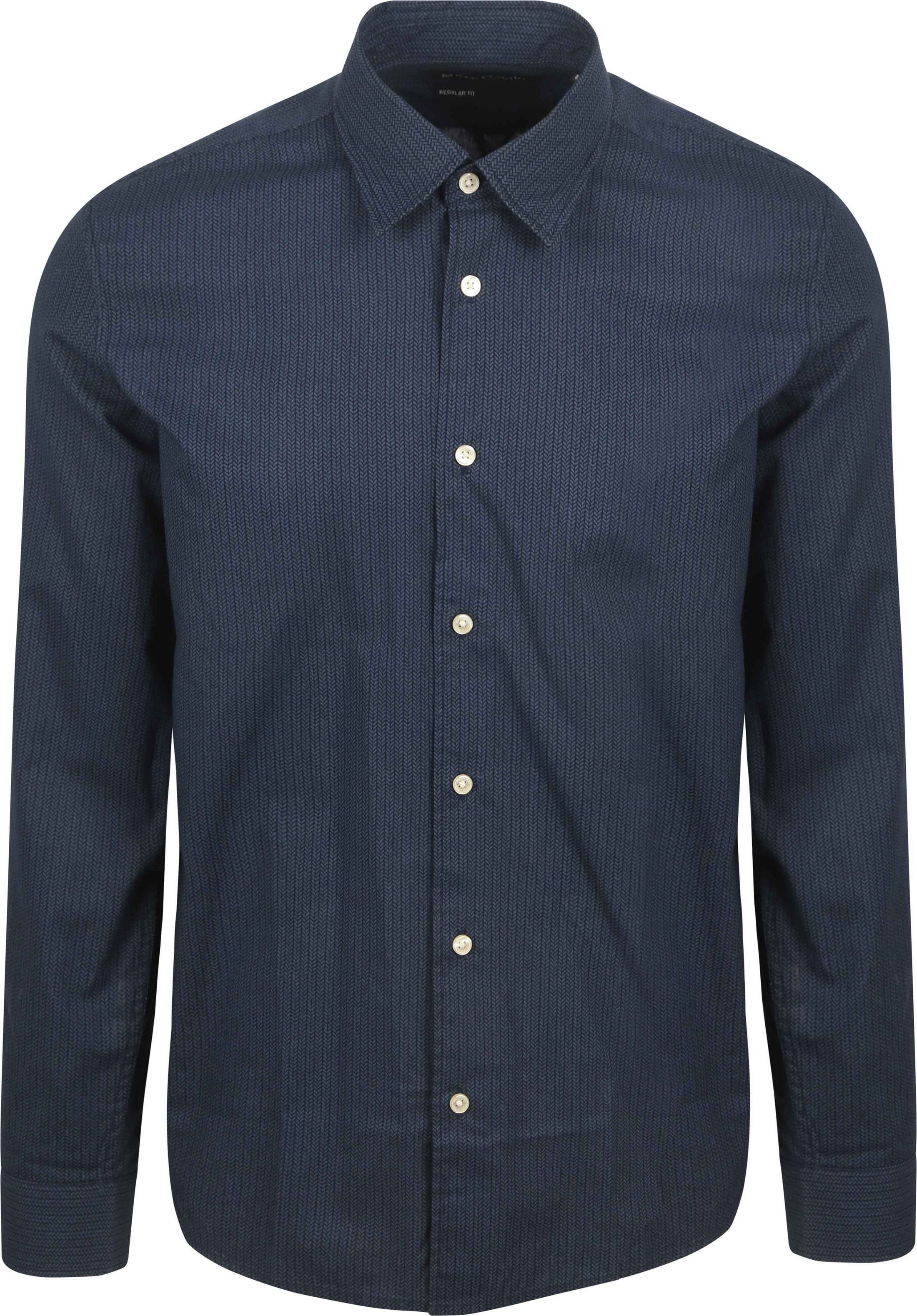 Marc O'Polo Shirt Print Navy M28735442118-A82 order online | Suitable