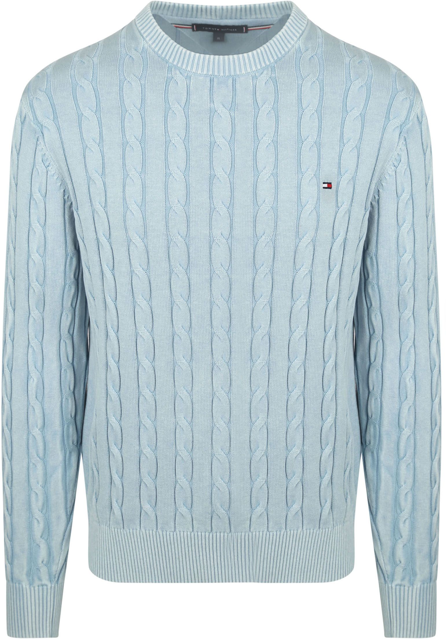 Tommy Hilfiger Pullover Cable Light Blue MW0MW39524-C1O order online | Suitable
