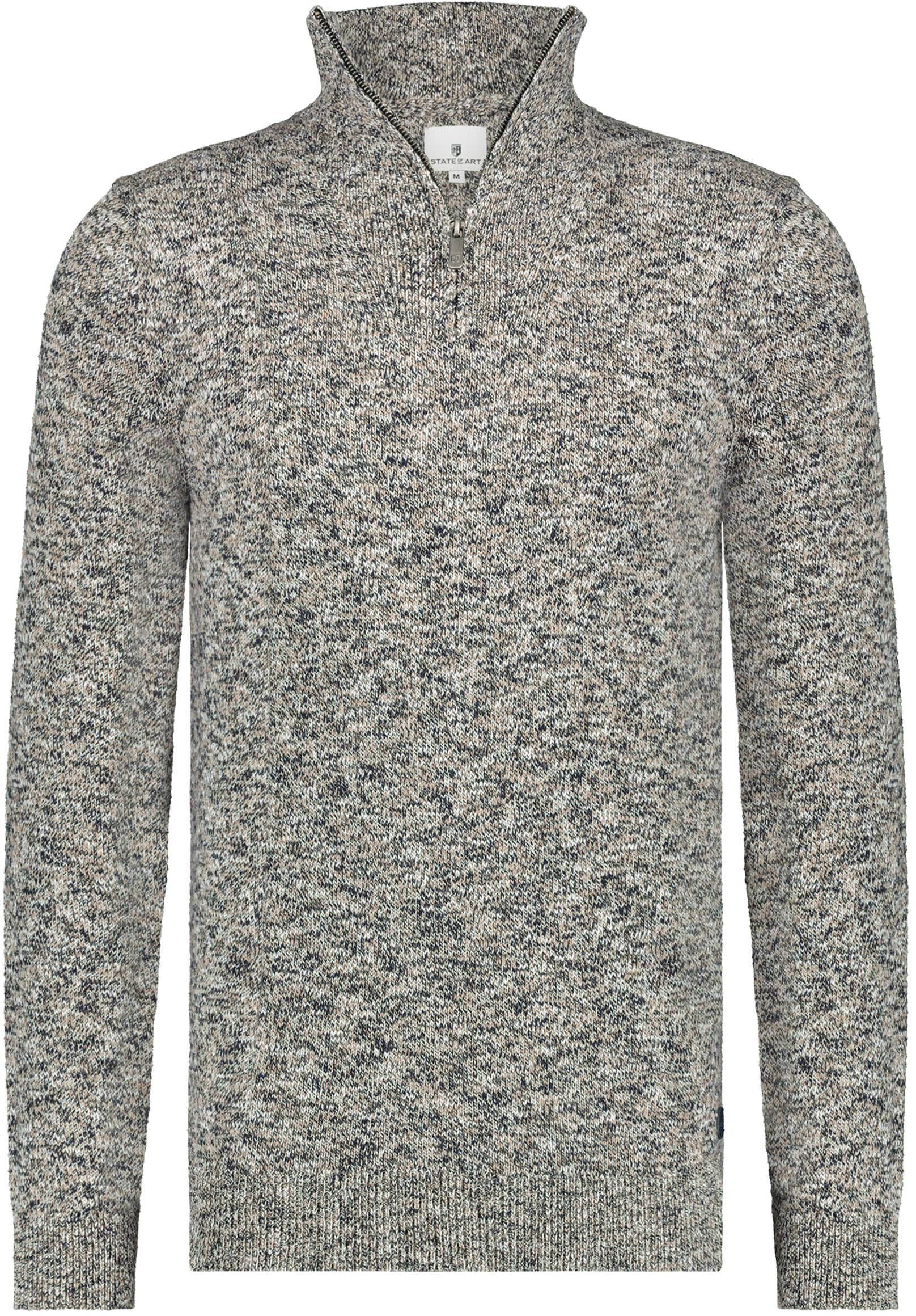State Of Art Half Zip Melange Dark Blue 13122111 order online | Suitable