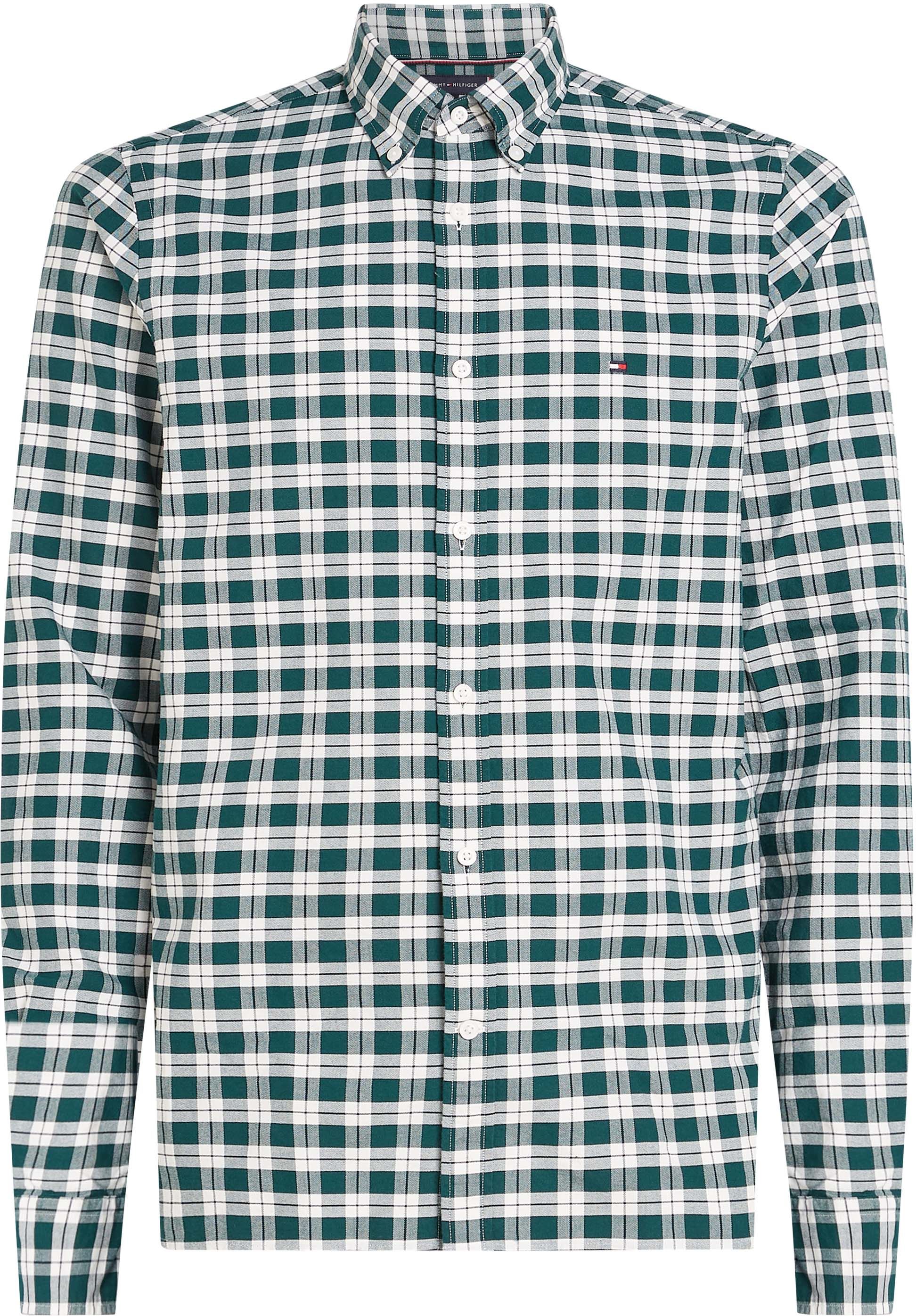 Tommy Hilfiger Oxford Shirt Checks Green order online | MW0MW36819-0N1 | Suitable Lithuania