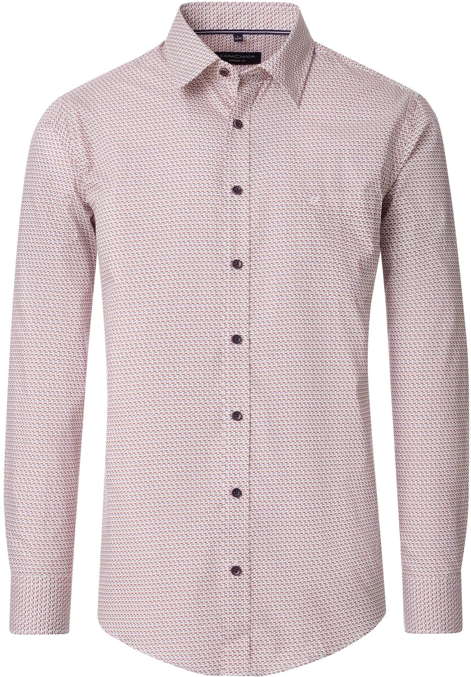 Casa Moda Casual Shirt Squared Circle Red 454389100-400 order online | Suitable