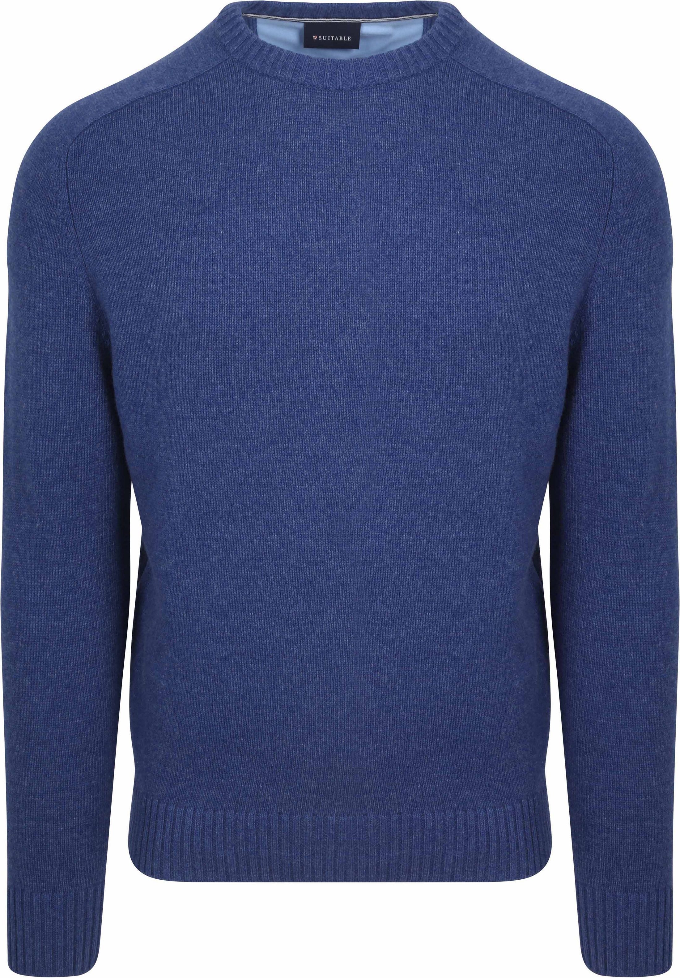 Suitable Lambswool Pullover O-Neck Royal Blue order online | PU-LMBS-O-24 Royal | Suitable Norway