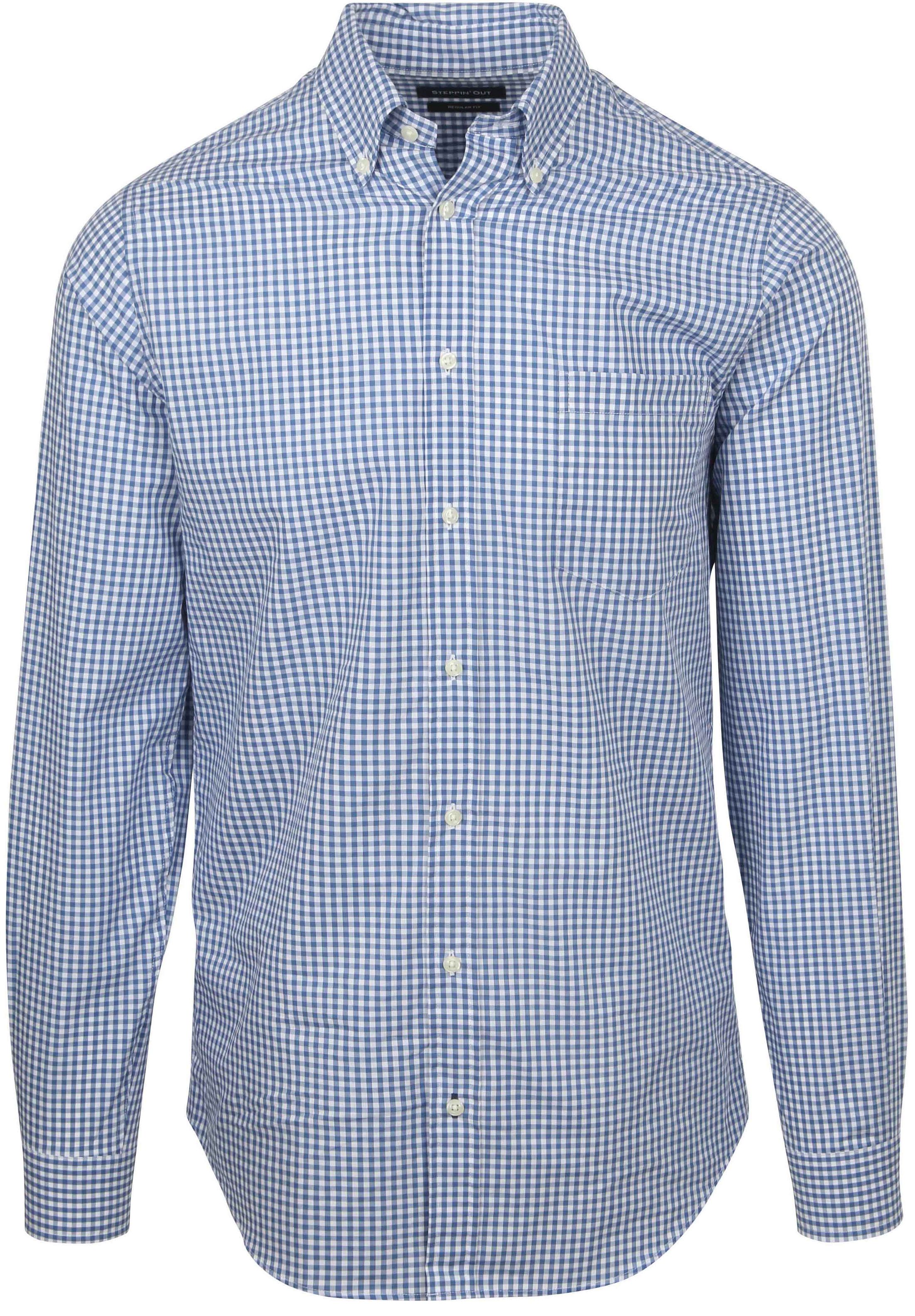 Steppin' Out Poplin Shirt Checks Light Blue order online | SH-STEPP-BD-06 | Suitable Liechtenstein
