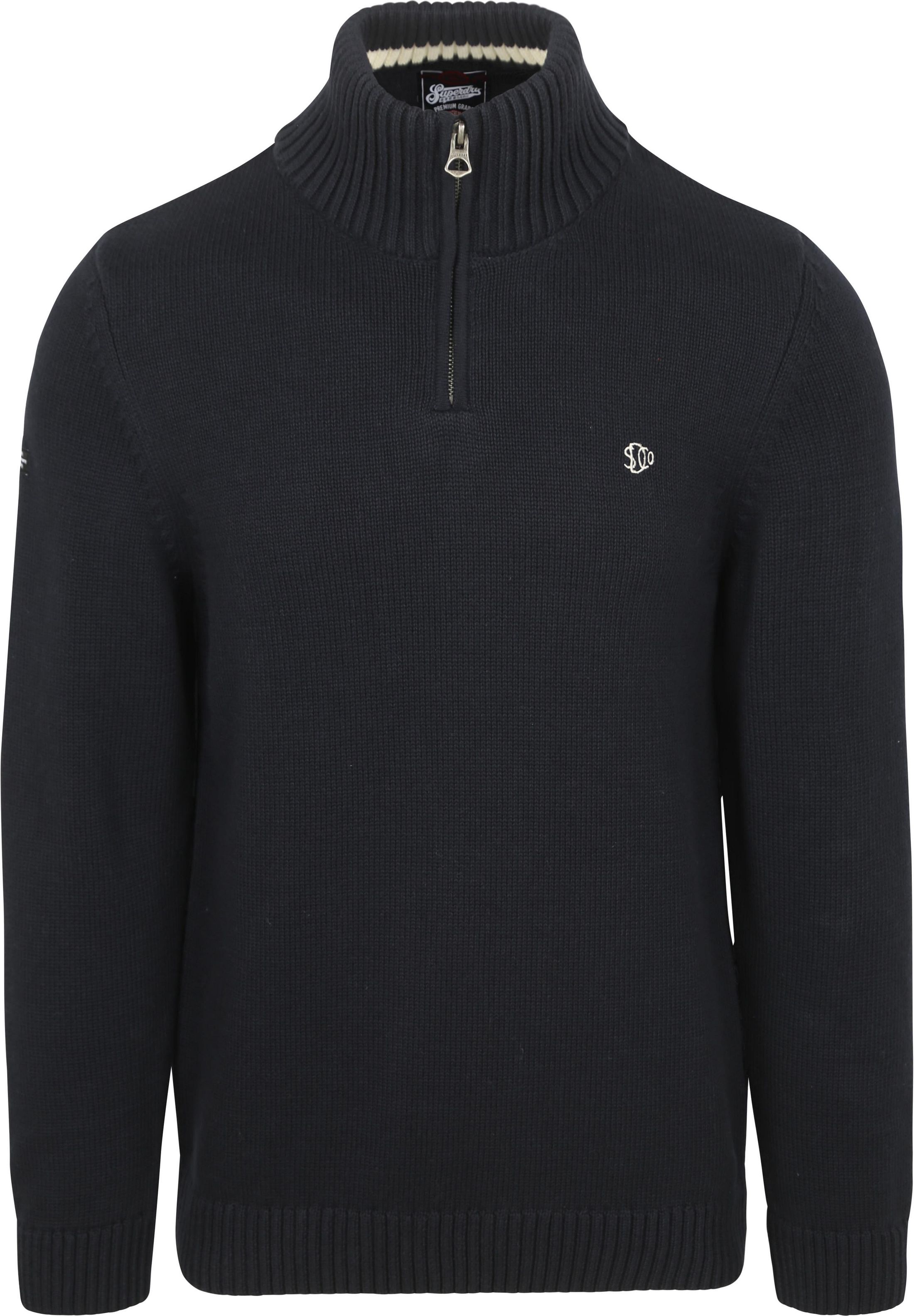 Superdry Half Zip Pullover Heavy Navy order online | M6110706A-11S | Suitable Spain