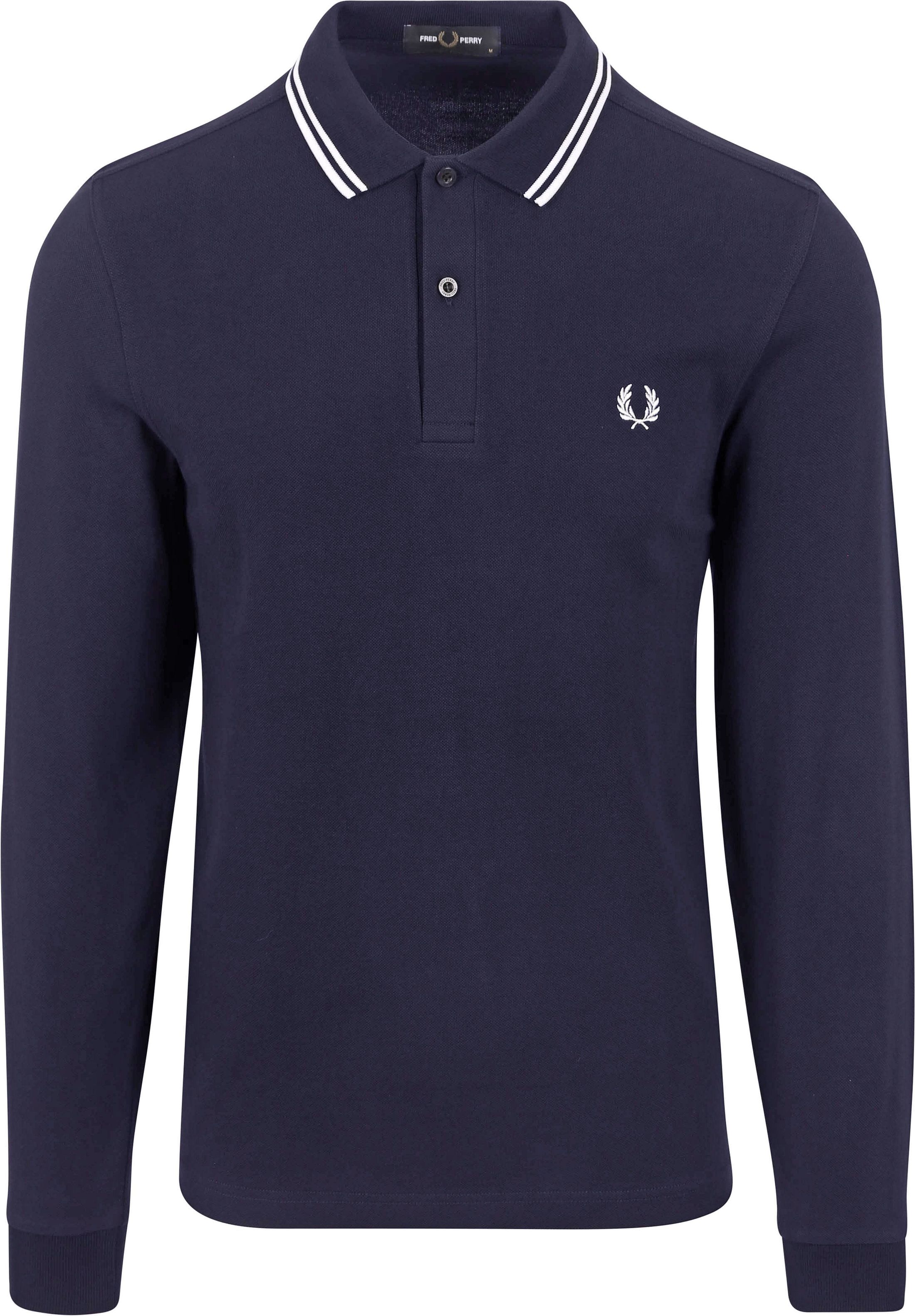 Fred Perry Longsleeve Polo Navy 238 order online | M3636-238 | Suitable Lithuania