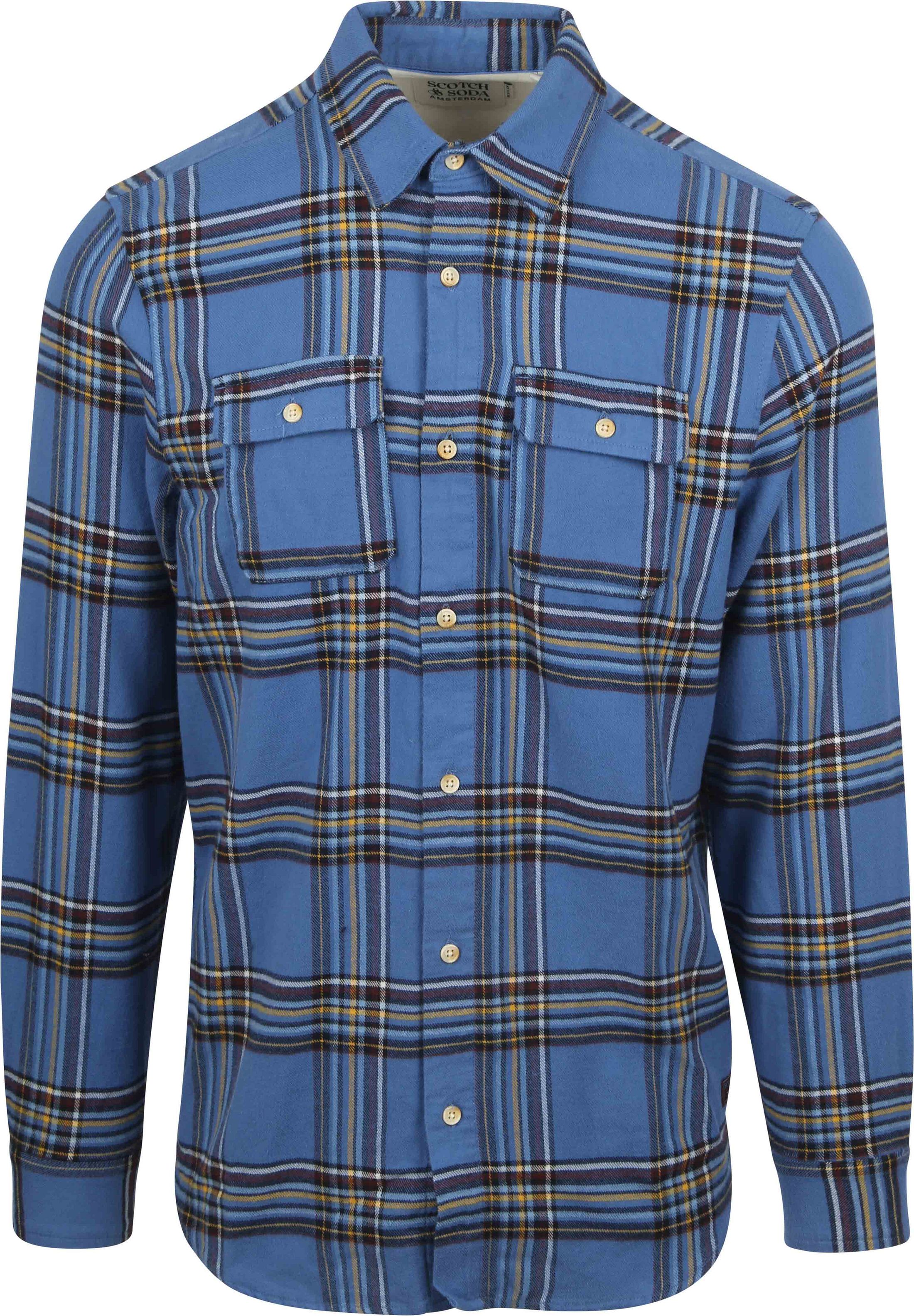 Scotch and Soda Flanellhemd Blau 178717-410 kaufen | Suitable