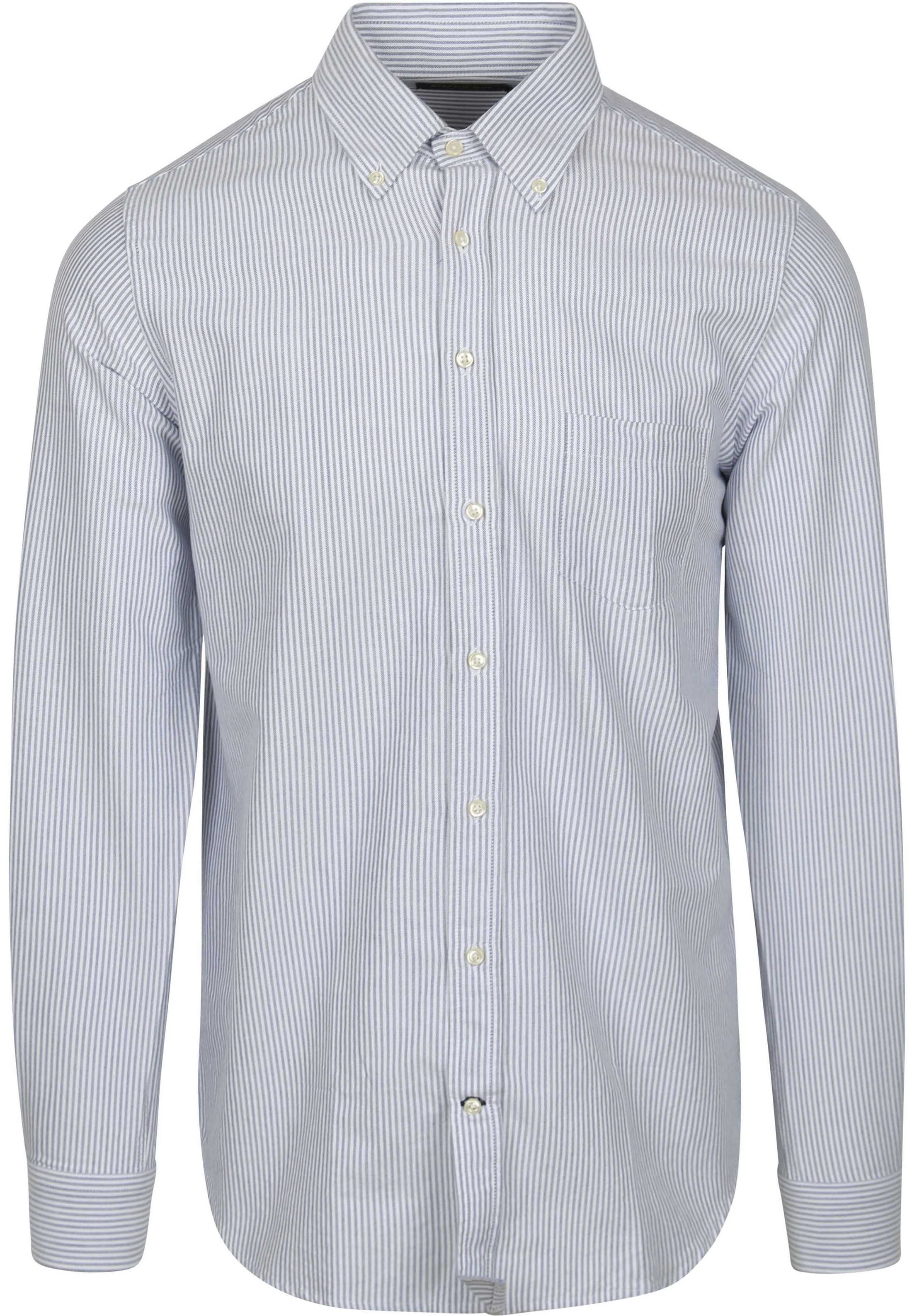 Steppin' Out Shirt Oxford Stripes Light Blue  SM6001.0030-Navy order online | Suitable