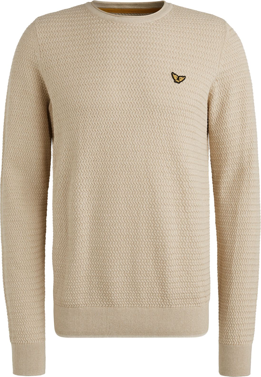 PME Legend Sweater Mouliné Ecru PKW2411330-7011 order online | Suitable